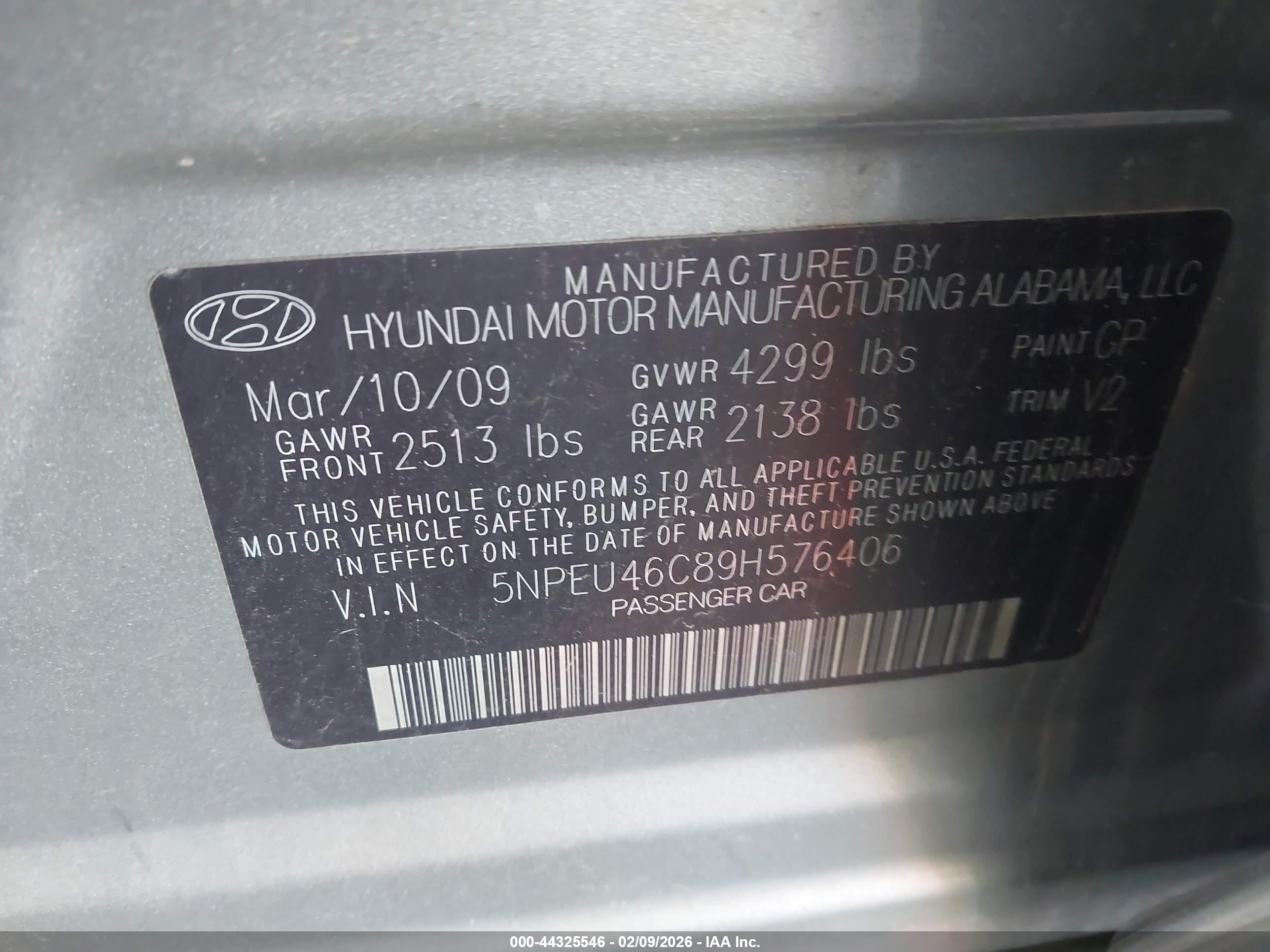 HYUNDAI SONATA image 9