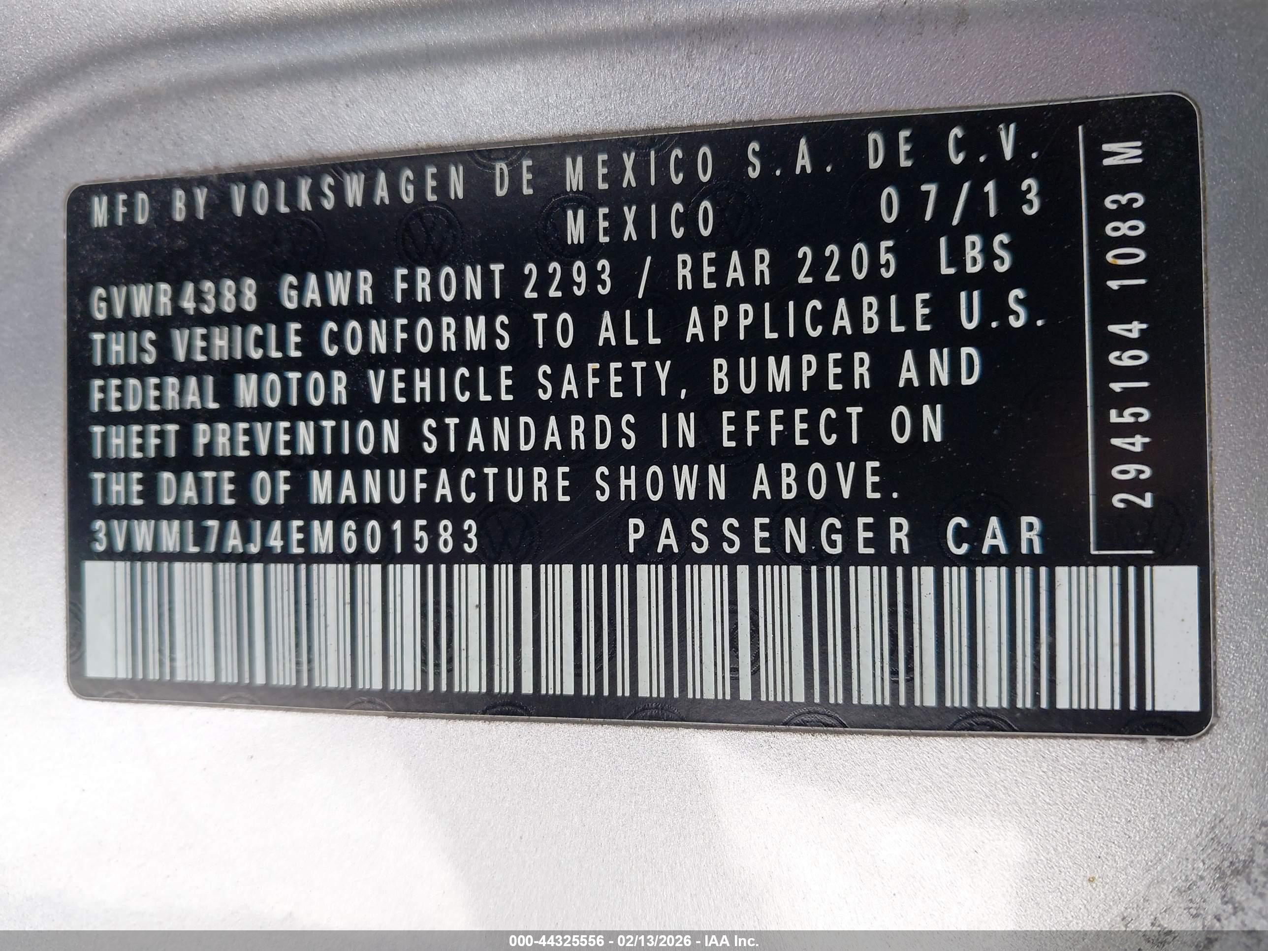 VOLKSWAGEN JETTA image 9