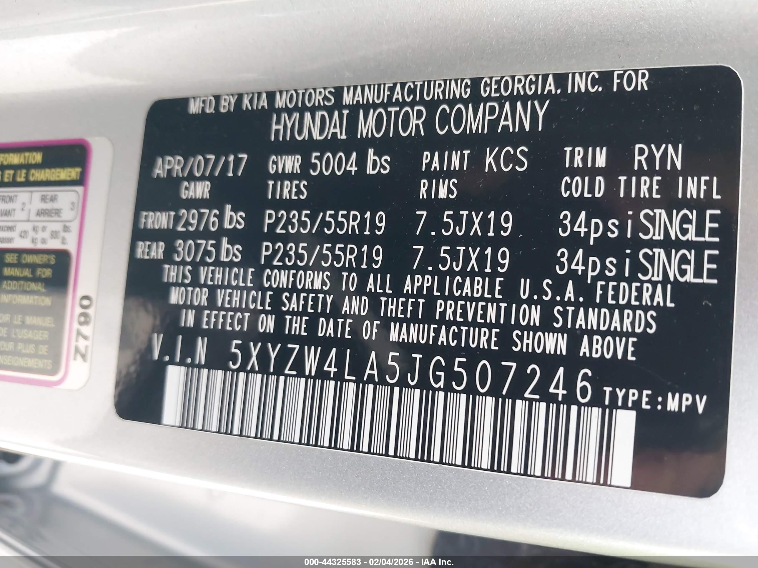 HYUNDAI SANTA image 9