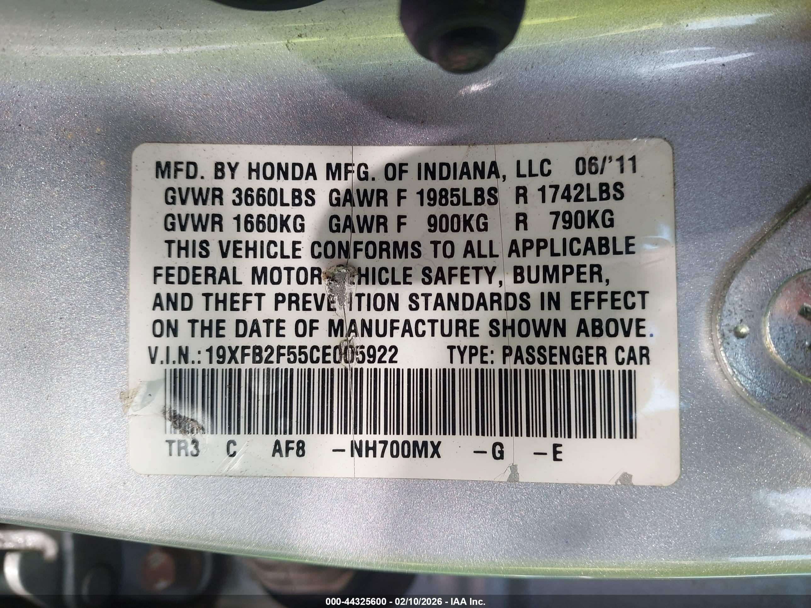 HONDA CIVIC image 9
