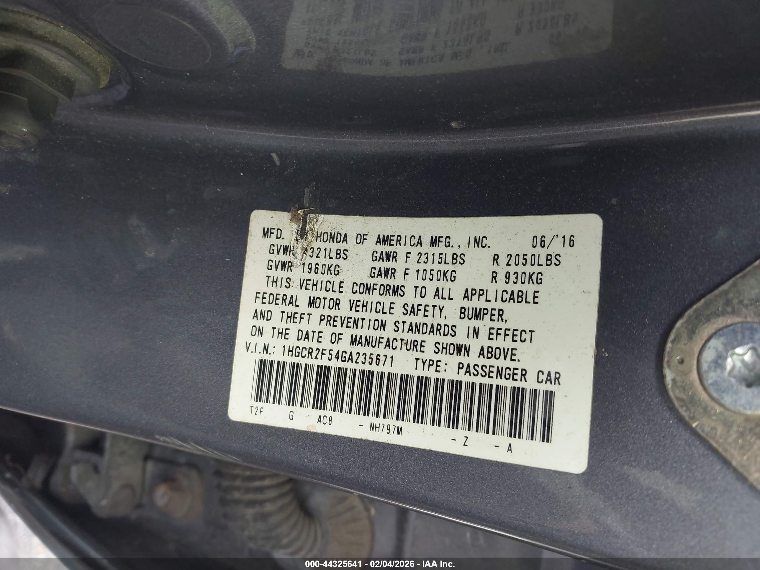 HONDA ACCORD image 9