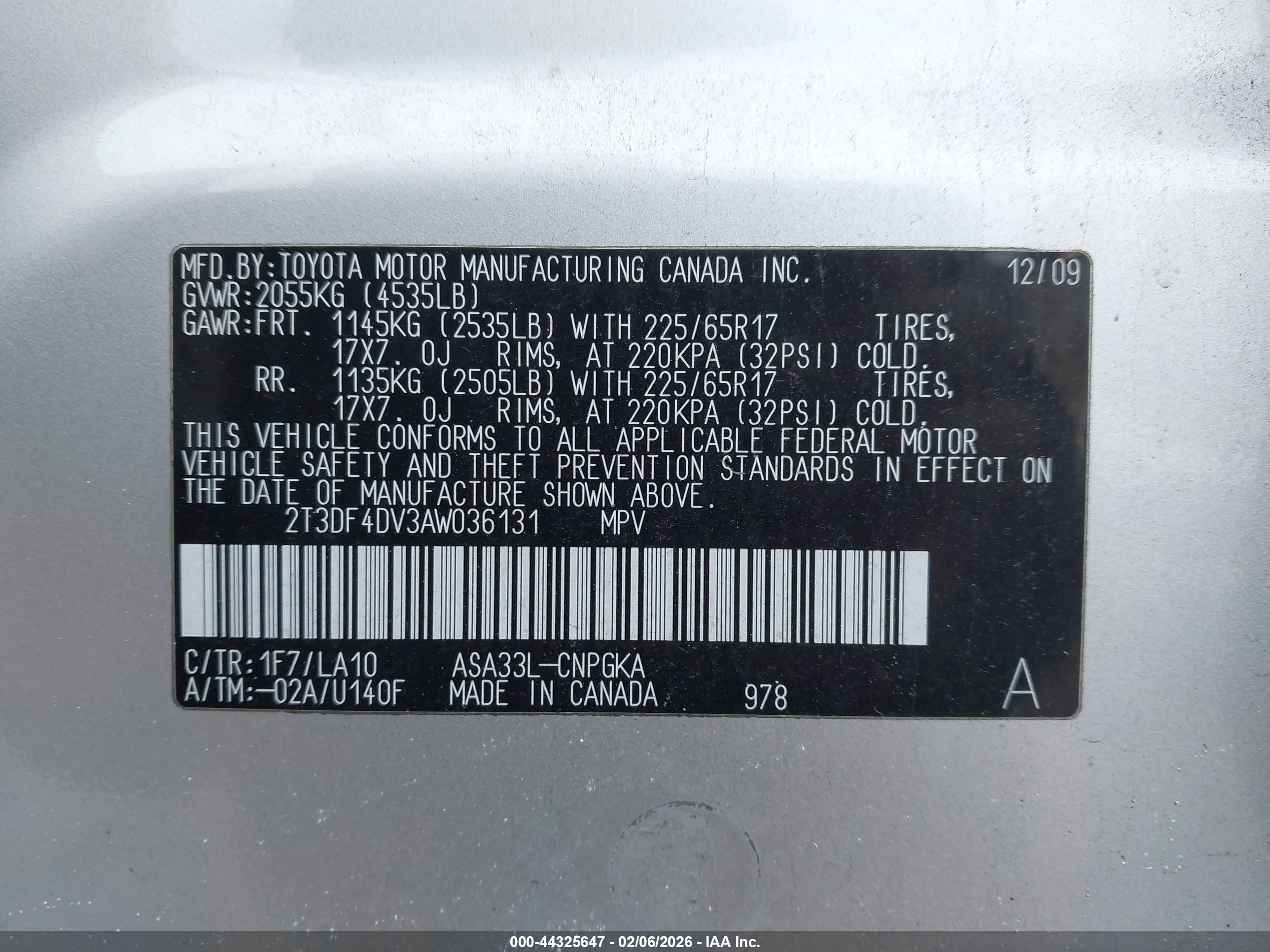 TOYOTA RAV4 image 9