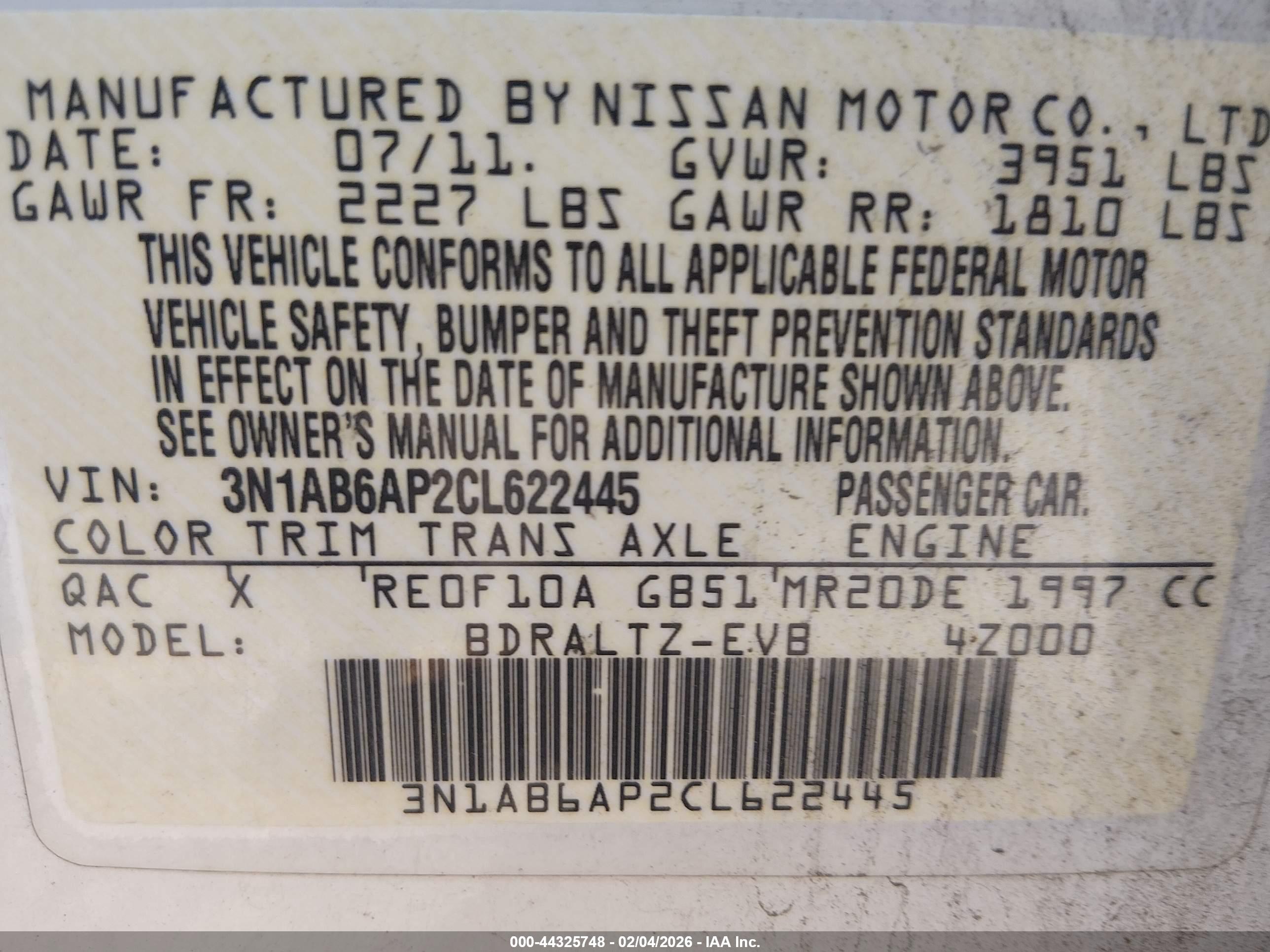 NISSAN SENTRA image 9