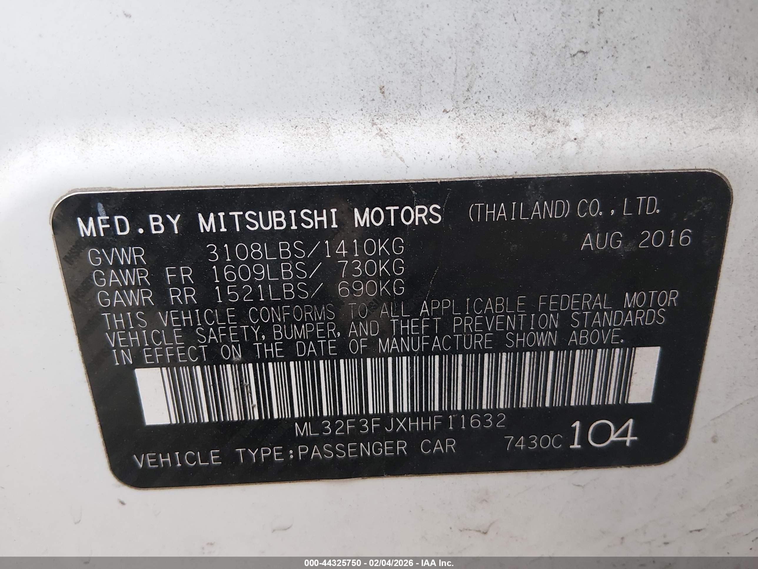 MITSUBISHI MIRAGE image 9