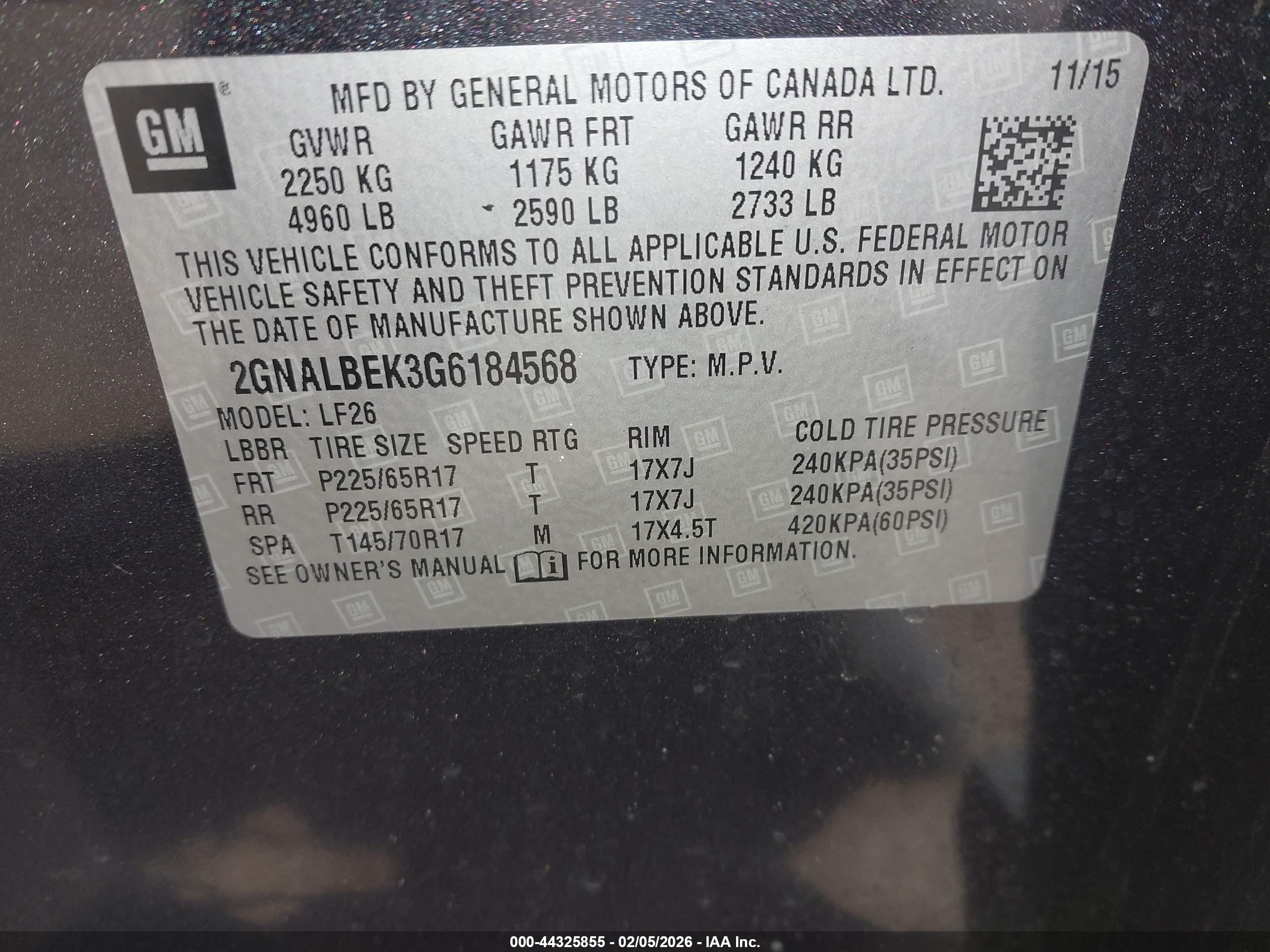 CHEVROLET EQUINOX image 9