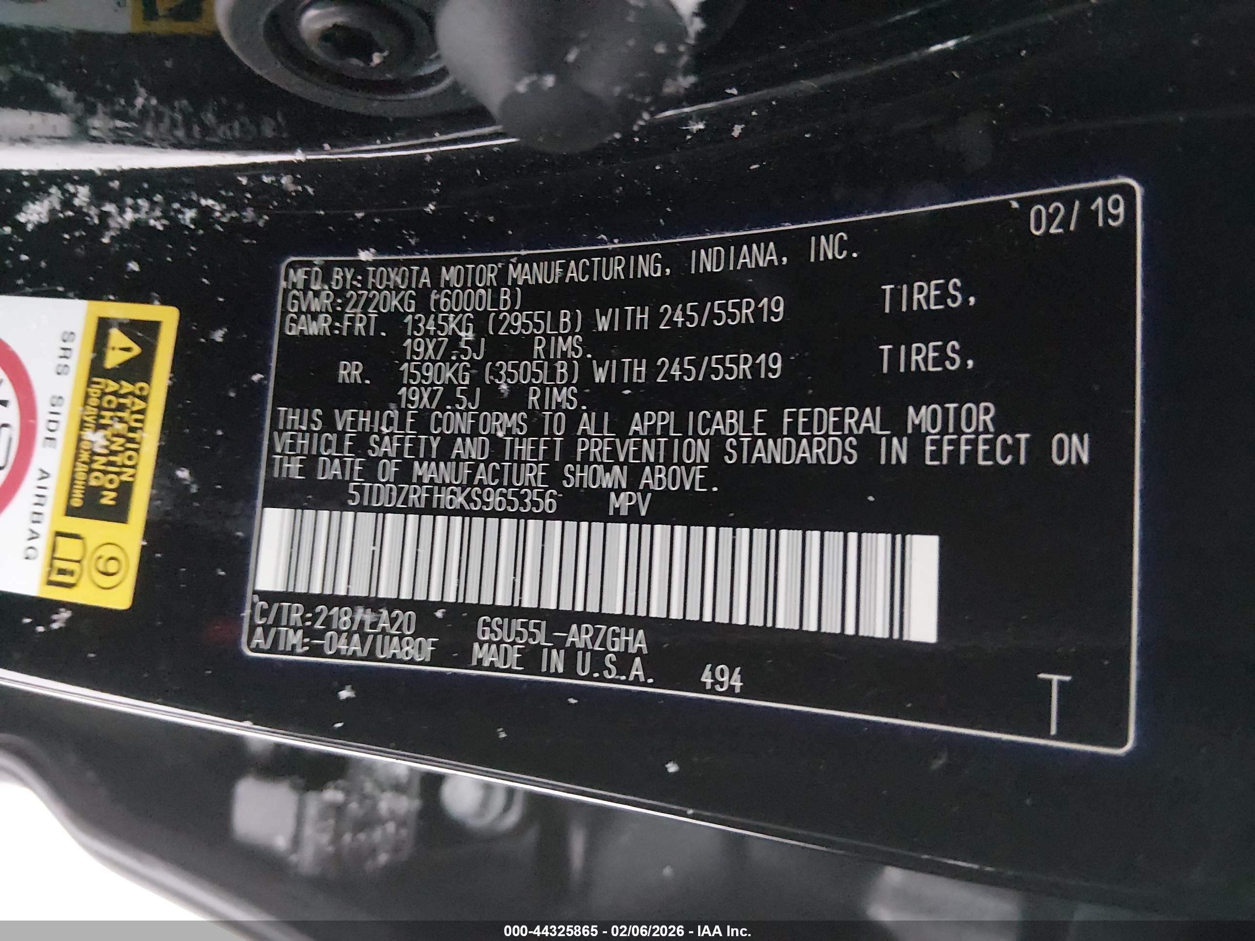 TOYOTA HIGHLANDER image 9