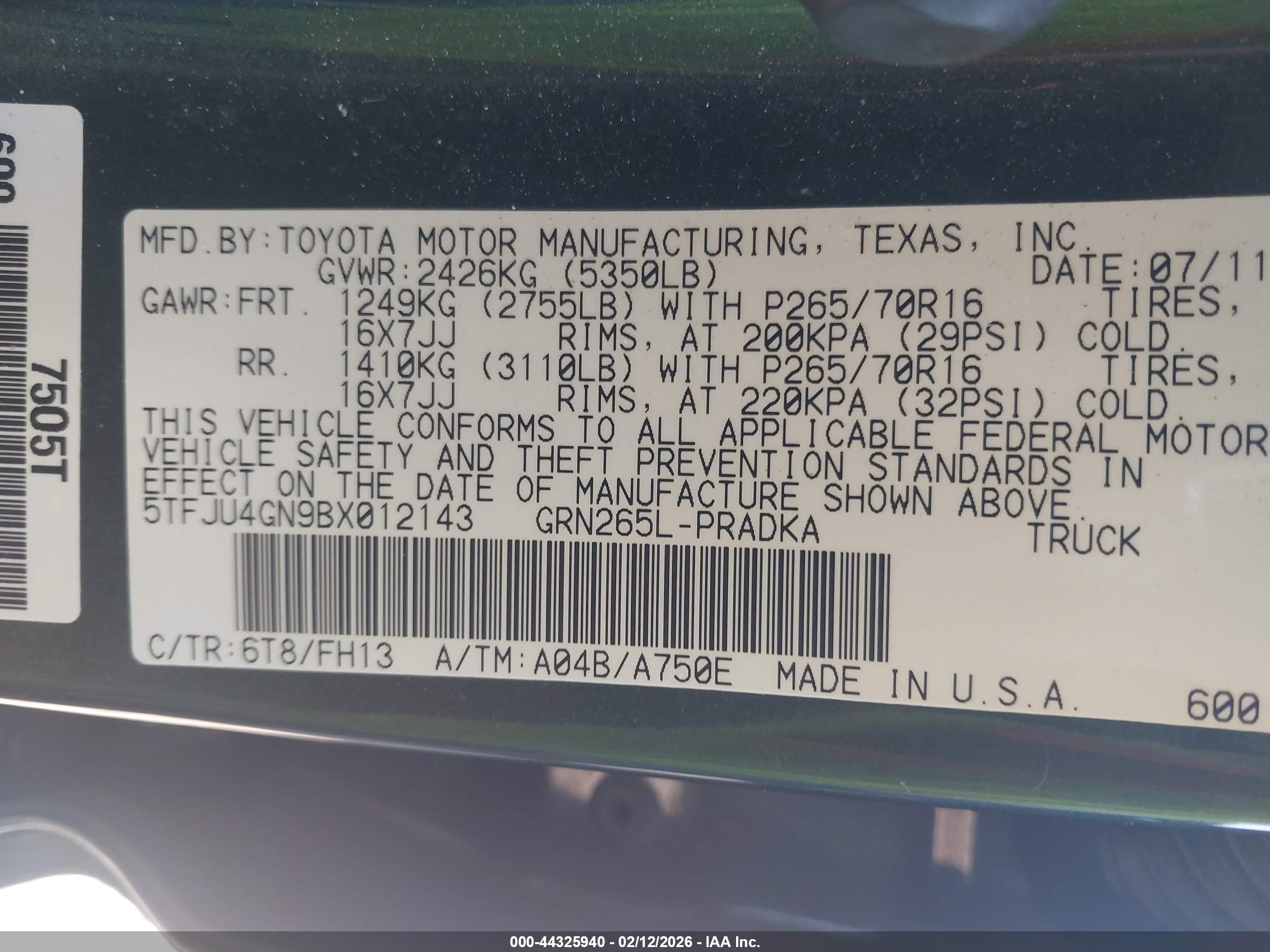 TOYOTA TACOMA image 9