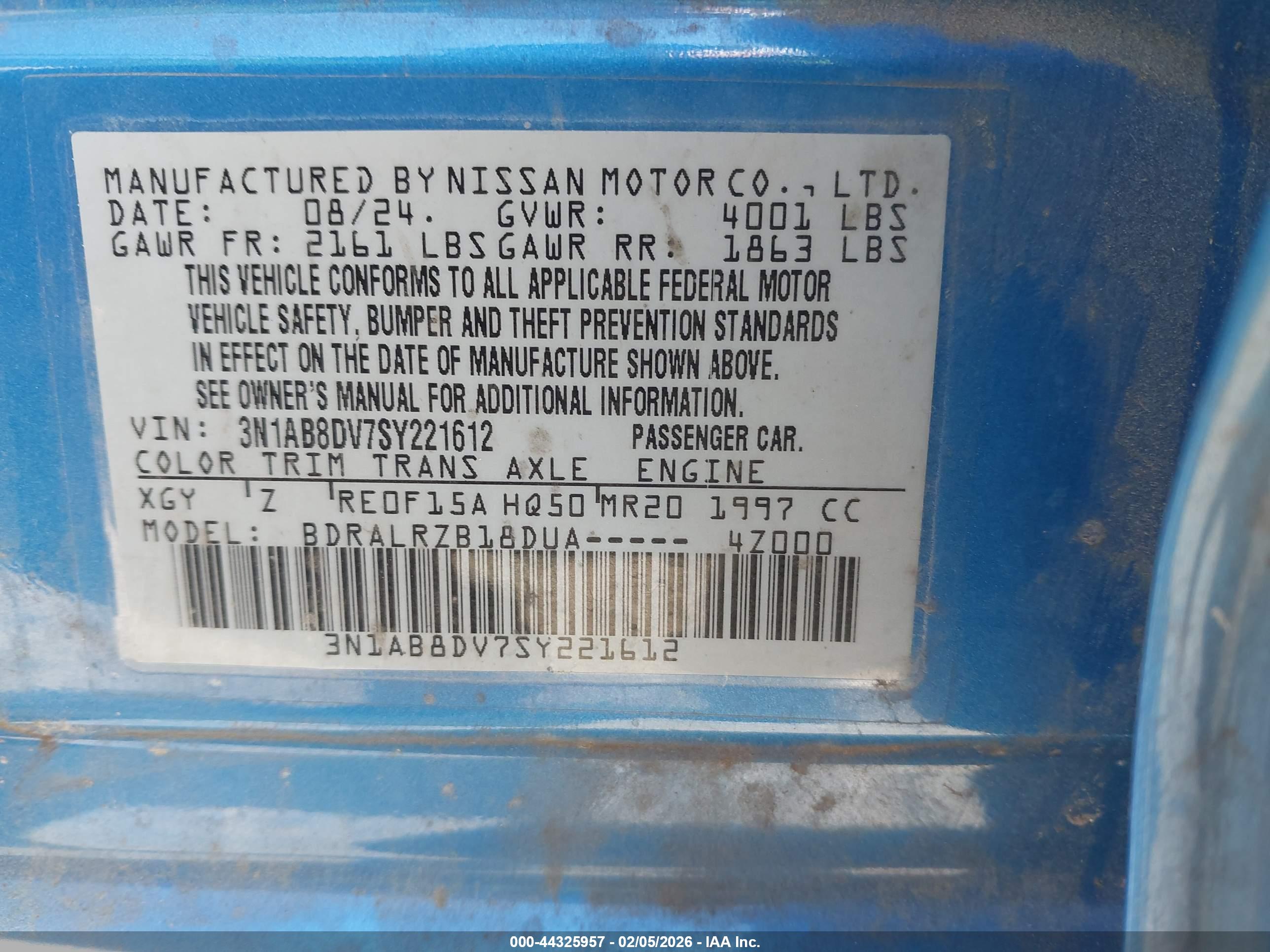 NISSAN SENTRA image 9