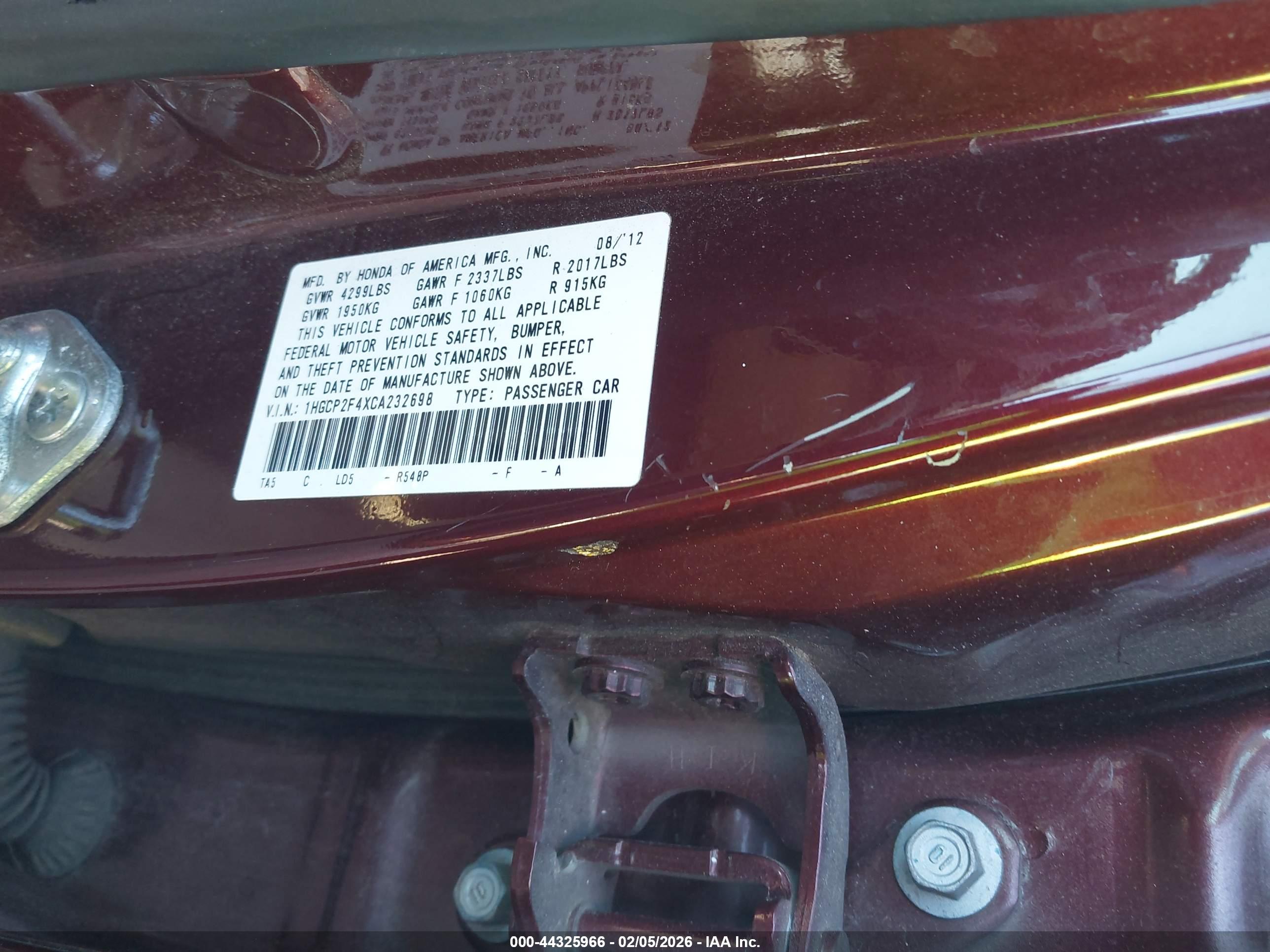 HONDA ACCORD image 9