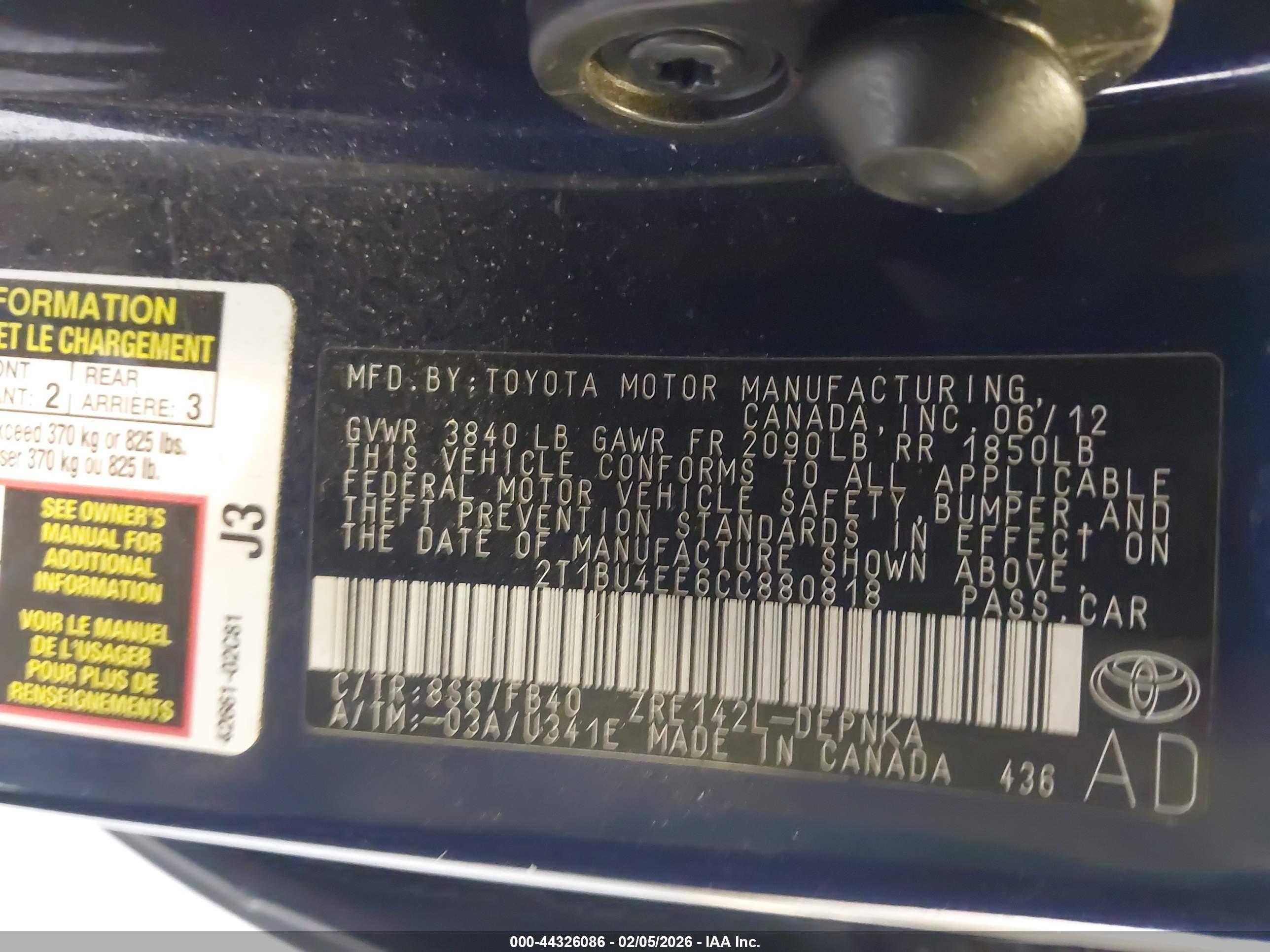 TOYOTA COROLLA image 9
