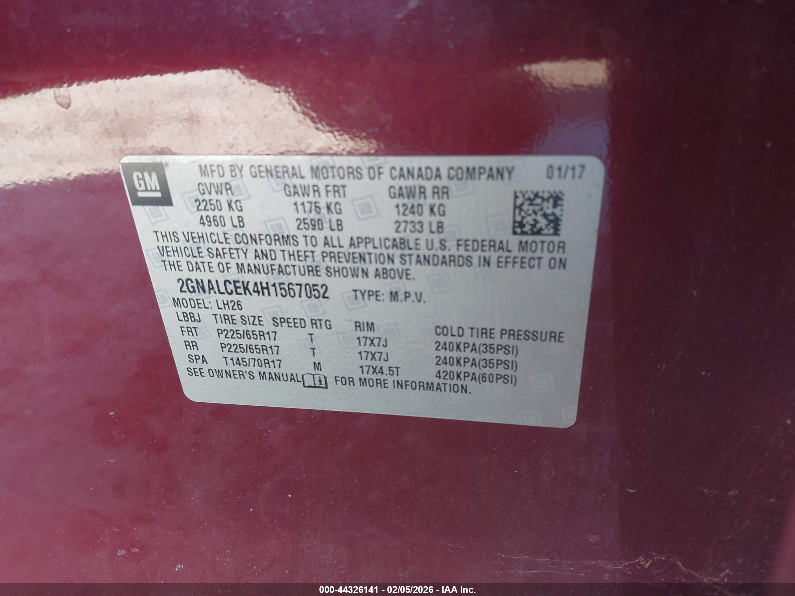 CHEVROLET EQUINOX image 9