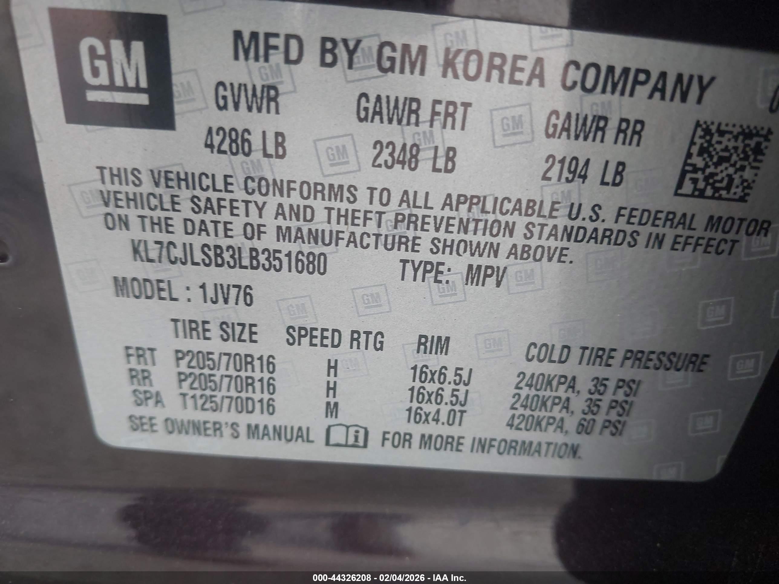 CHEVROLET TRAX image 9