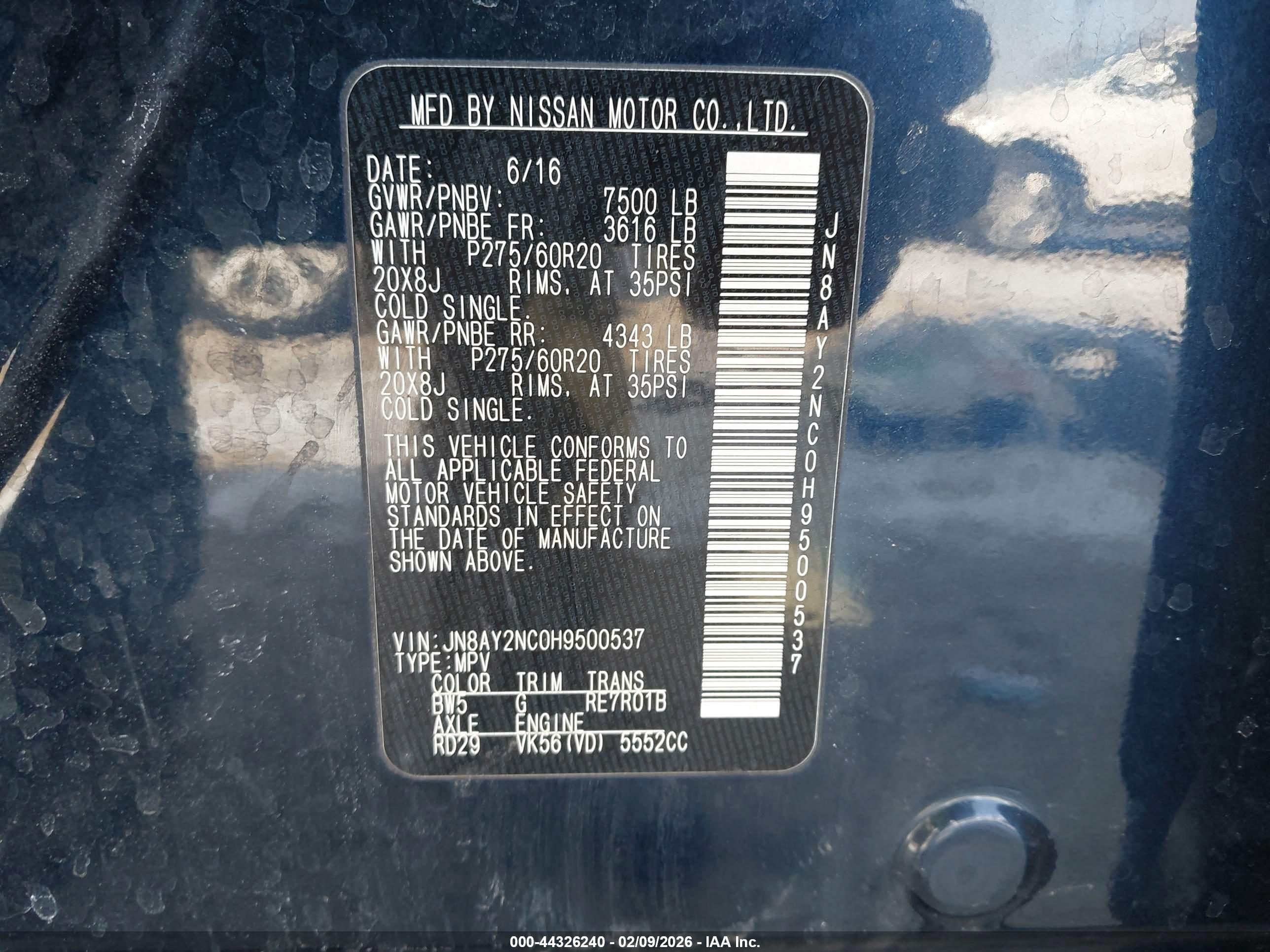 NISSAN ARMADA image 9