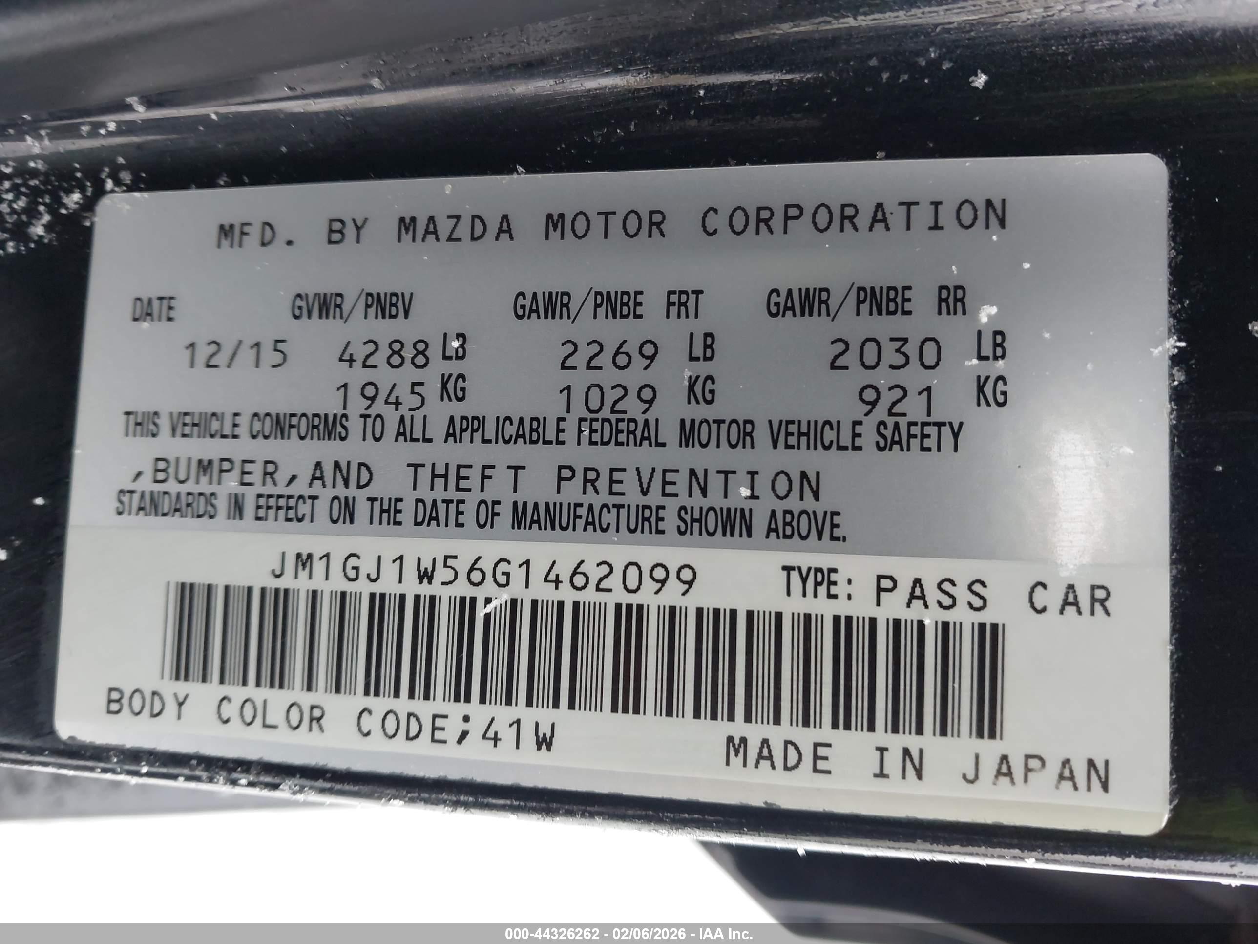 MAZDA MAZDA6 image 9