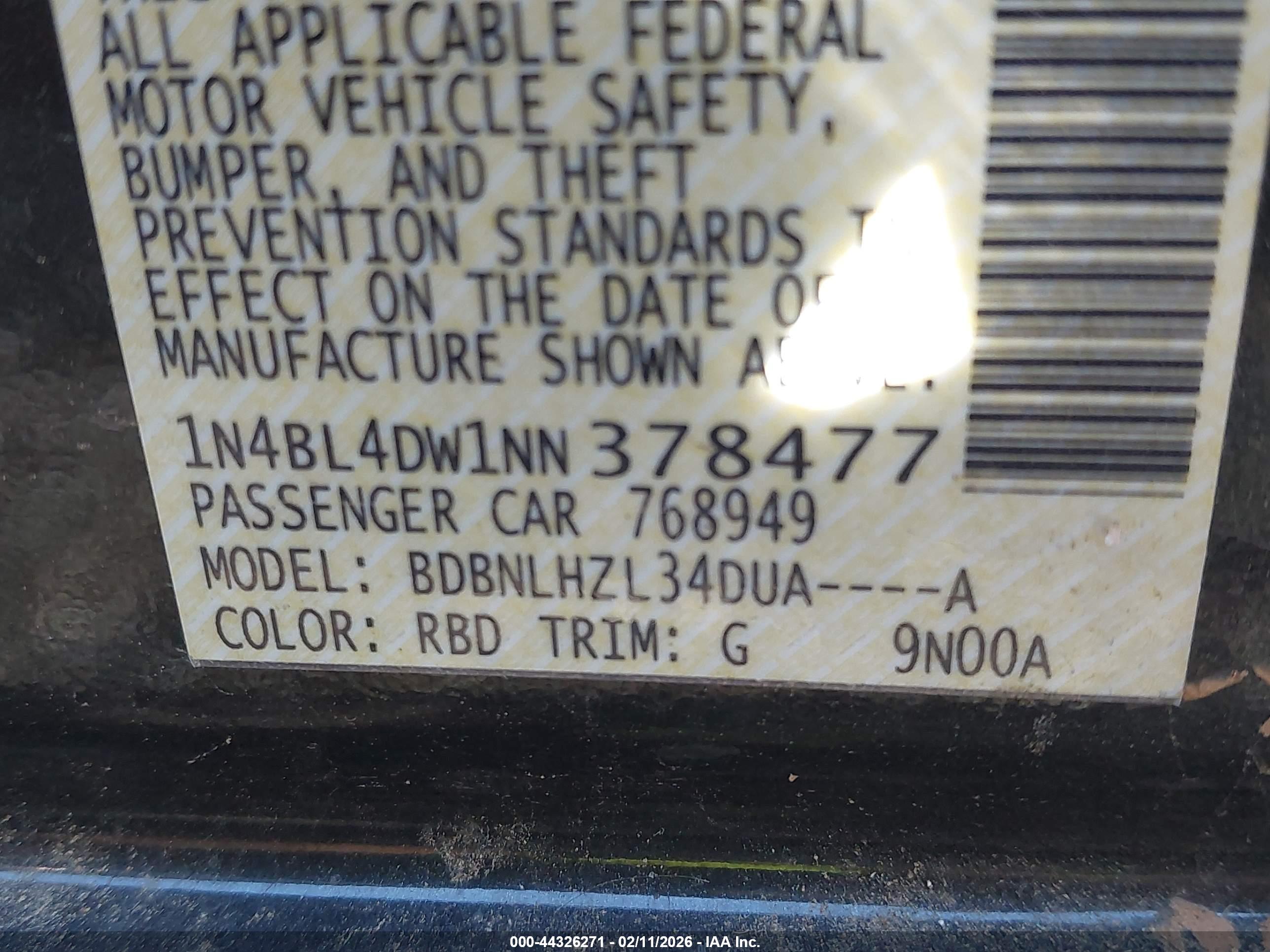 NISSAN ALTIMA image 9