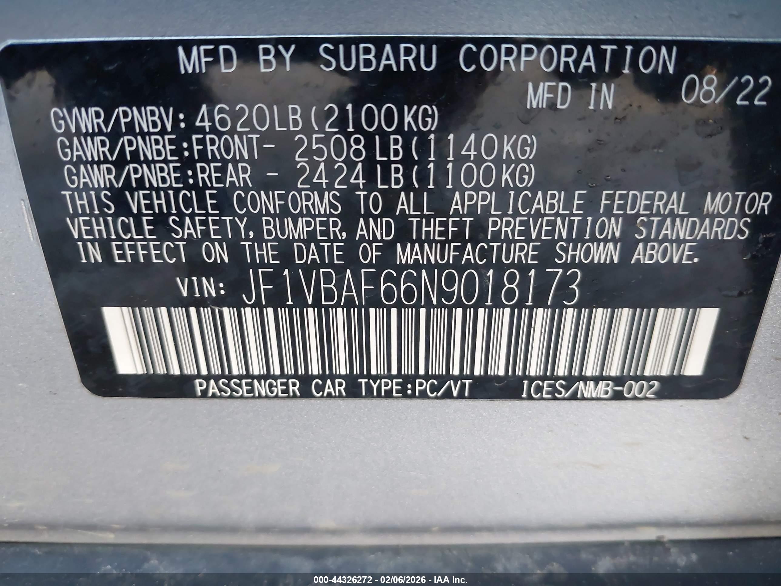 SUBARU WRX image 9