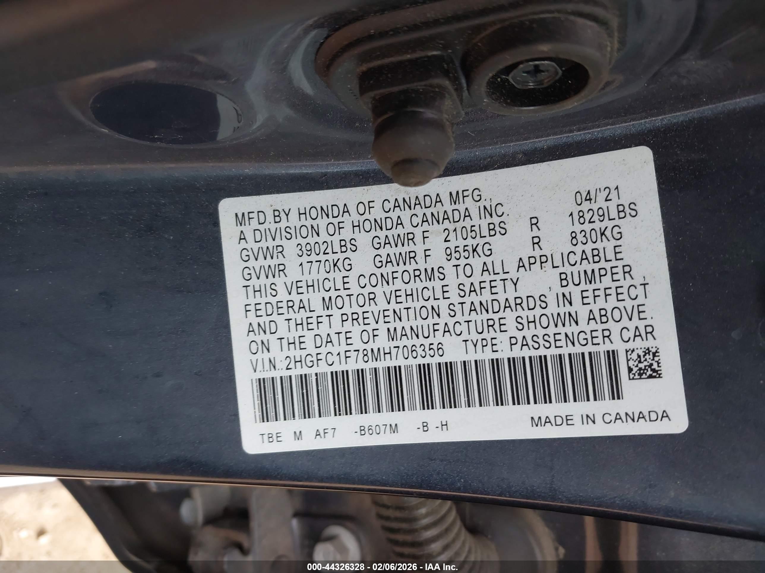 HONDA CIVIC image 9