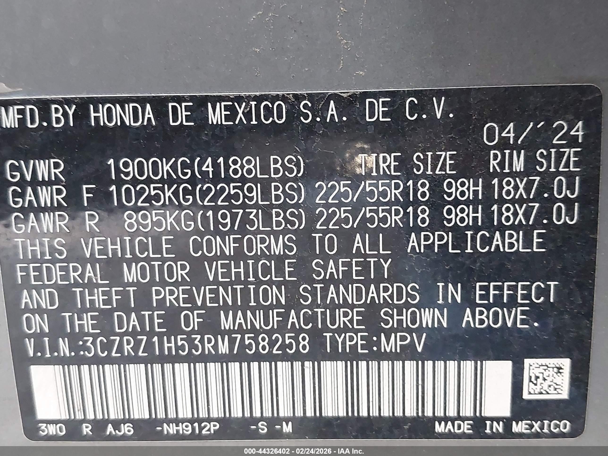 HONDA HR-V image 9