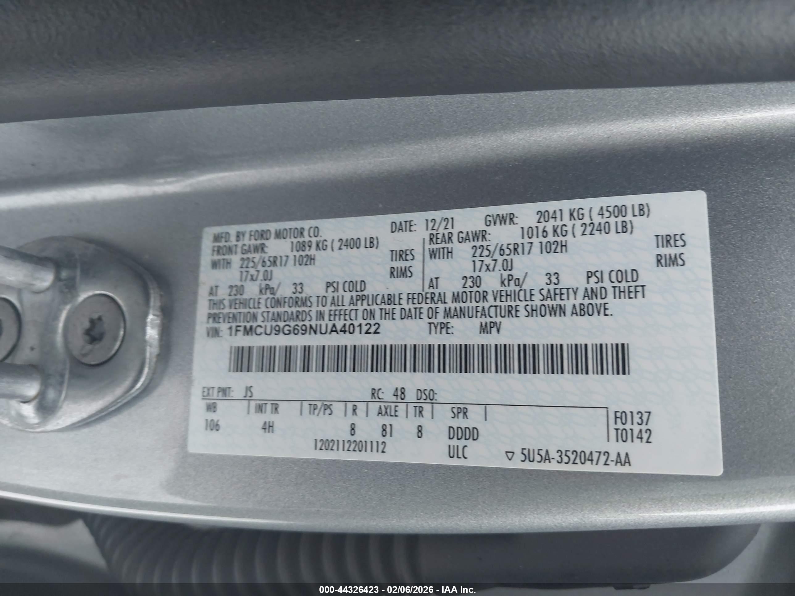 FORD ESCAPE image 9