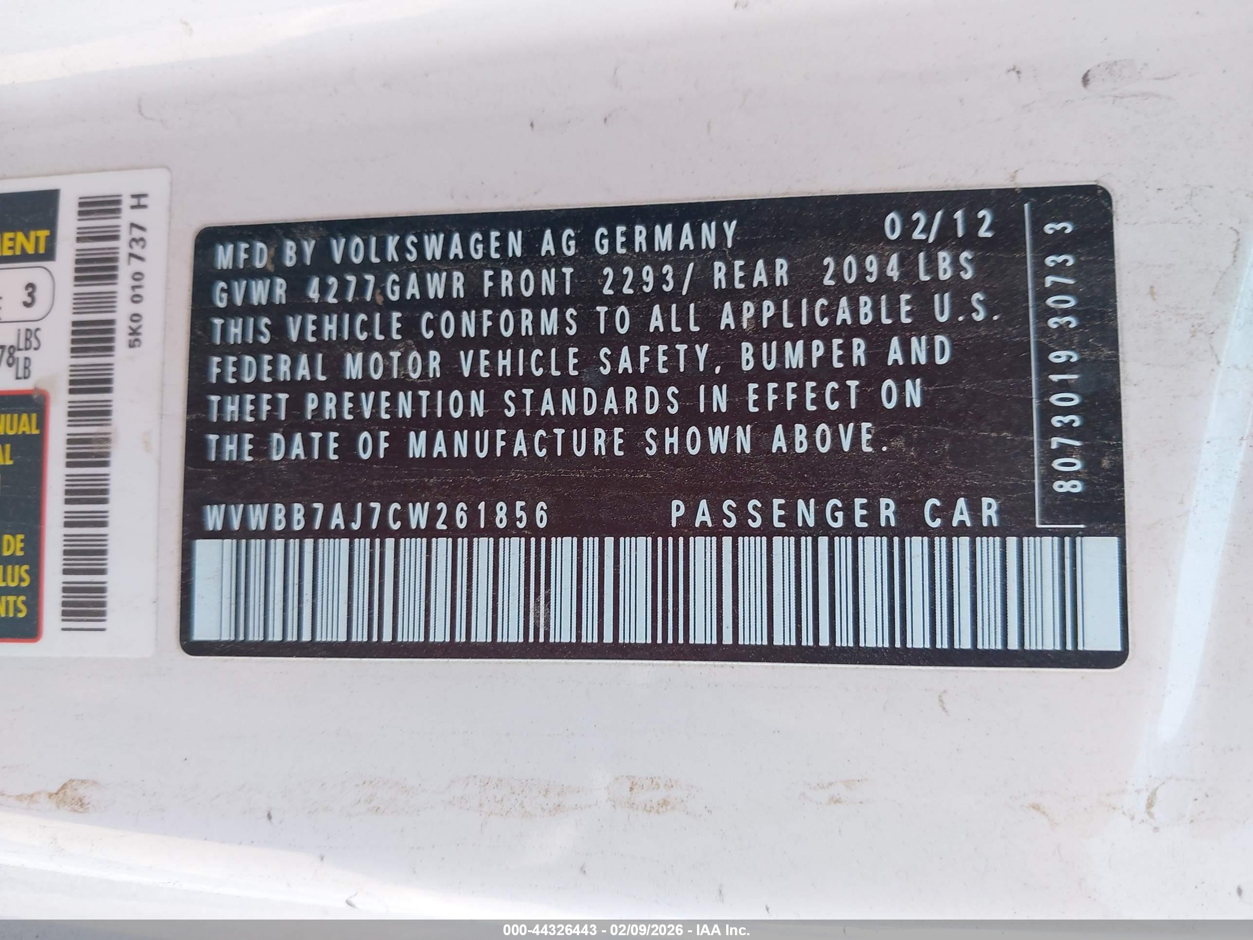 VOLKSWAGEN GOLF image 9
