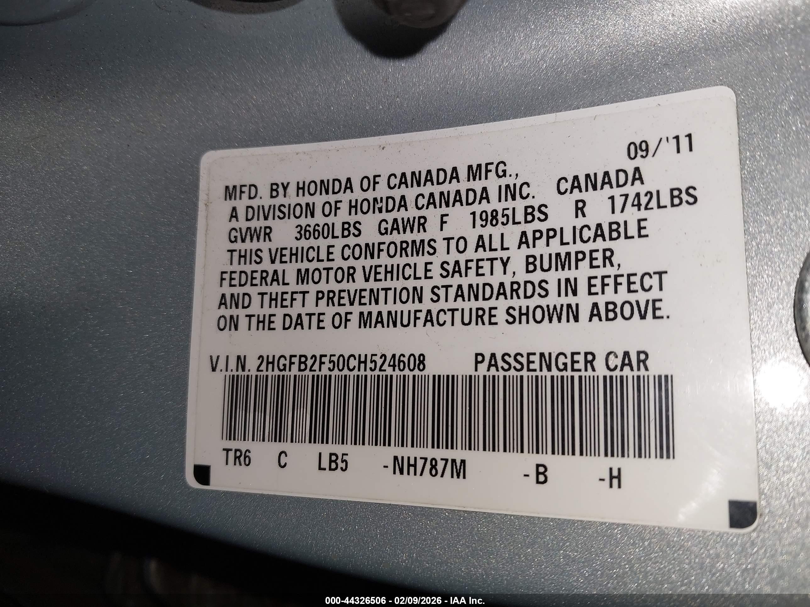 HONDA CIVIC image 9