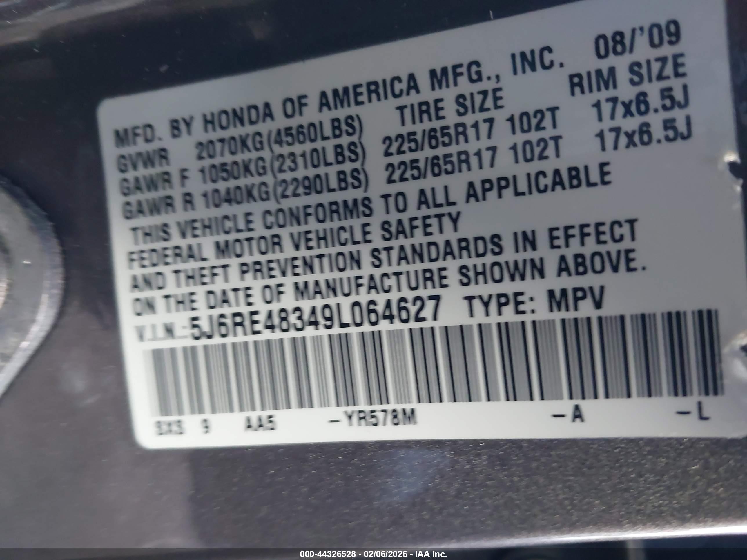 HONDA CR-V image 9