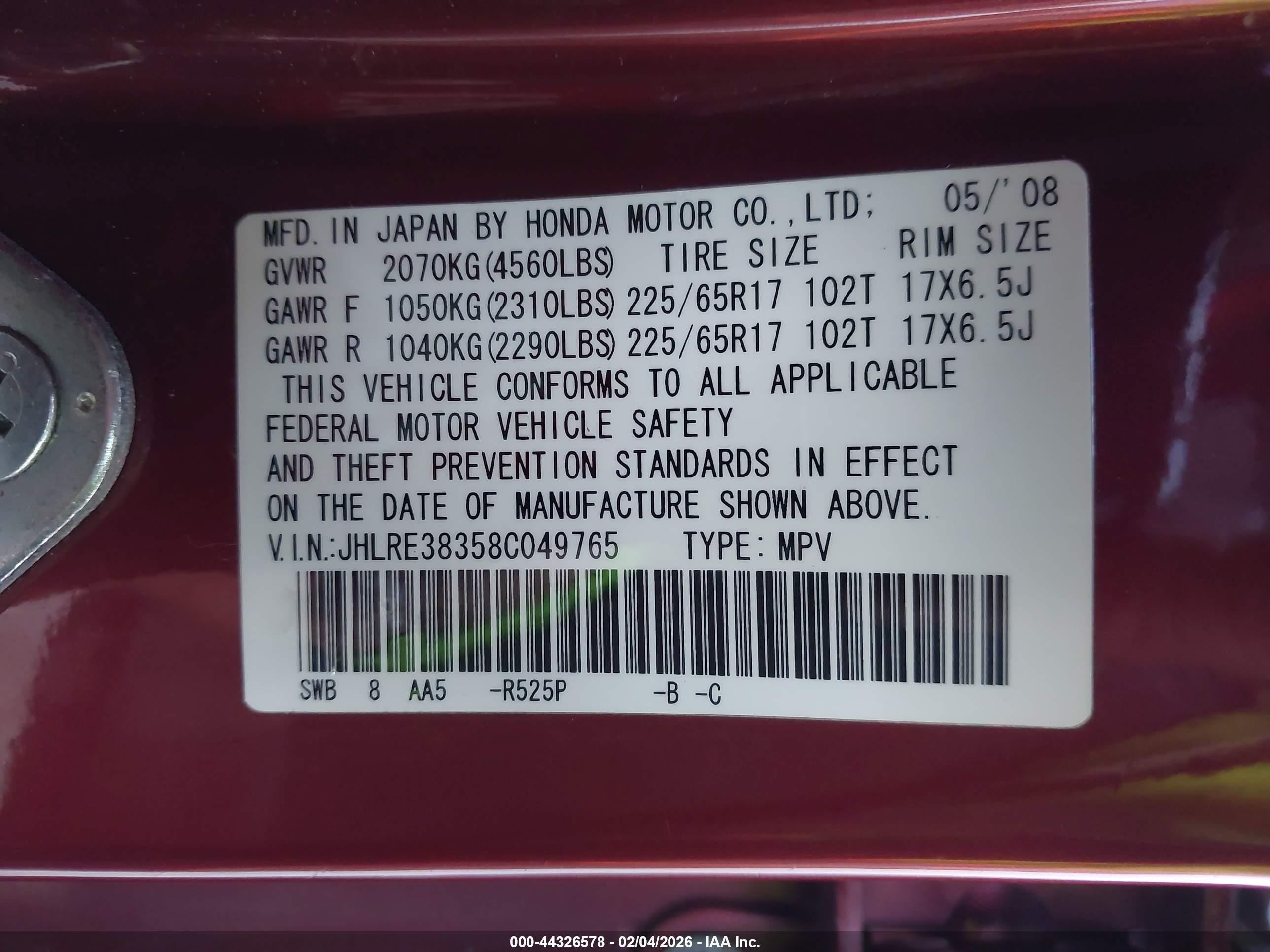 HONDA CR-V image 9