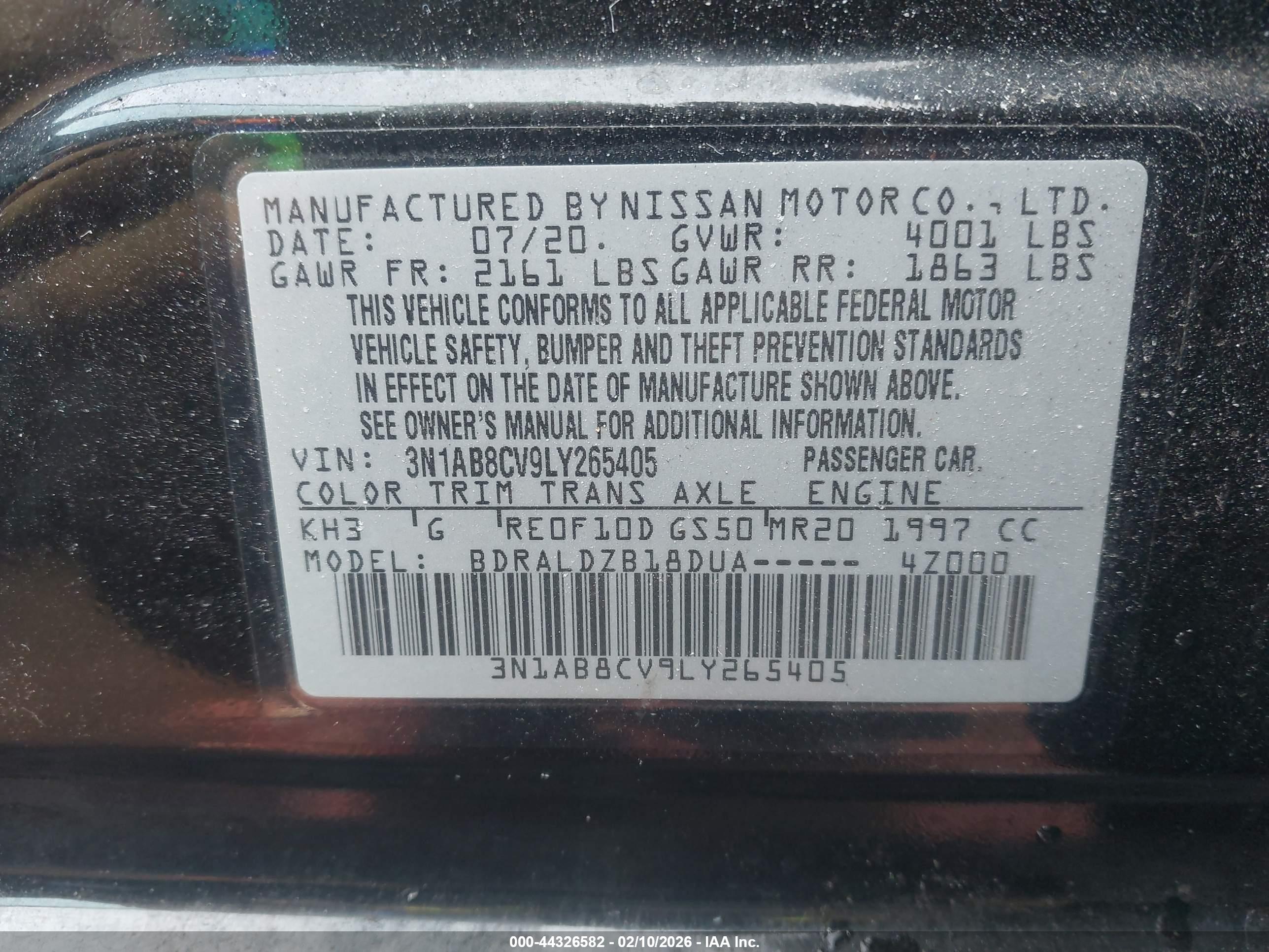 NISSAN SENTRA image 9