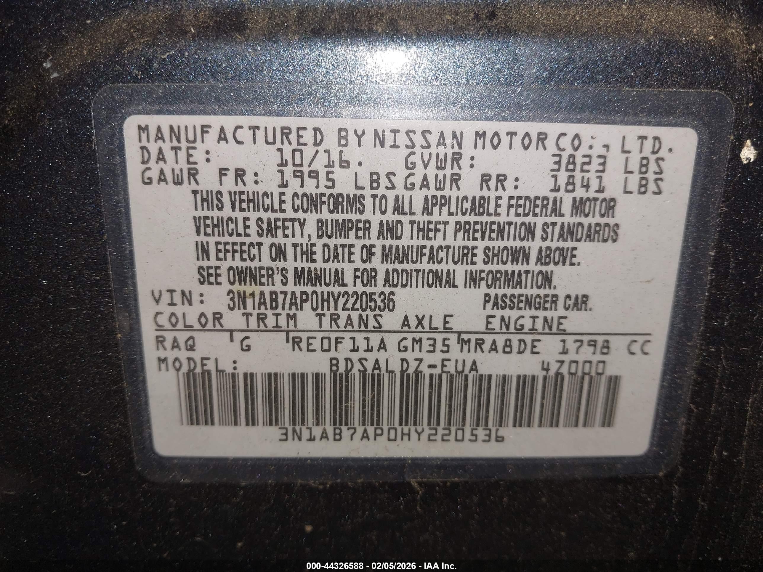 NISSAN SENTRA image 9