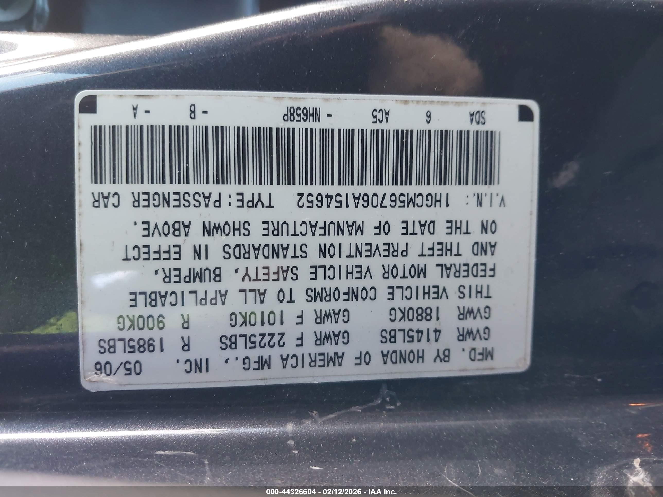 HONDA ACCORD image 9