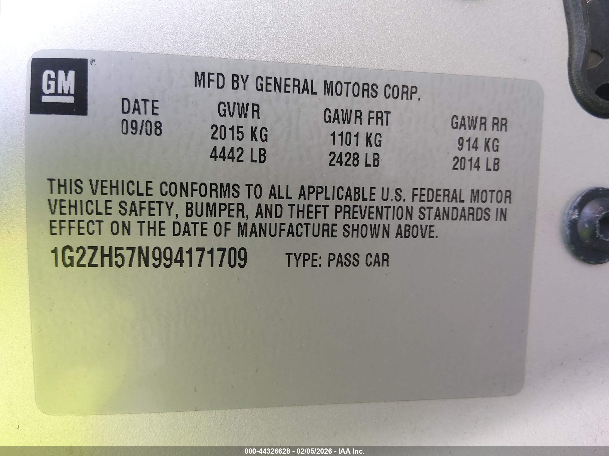 PONTIAC G6 image 9
