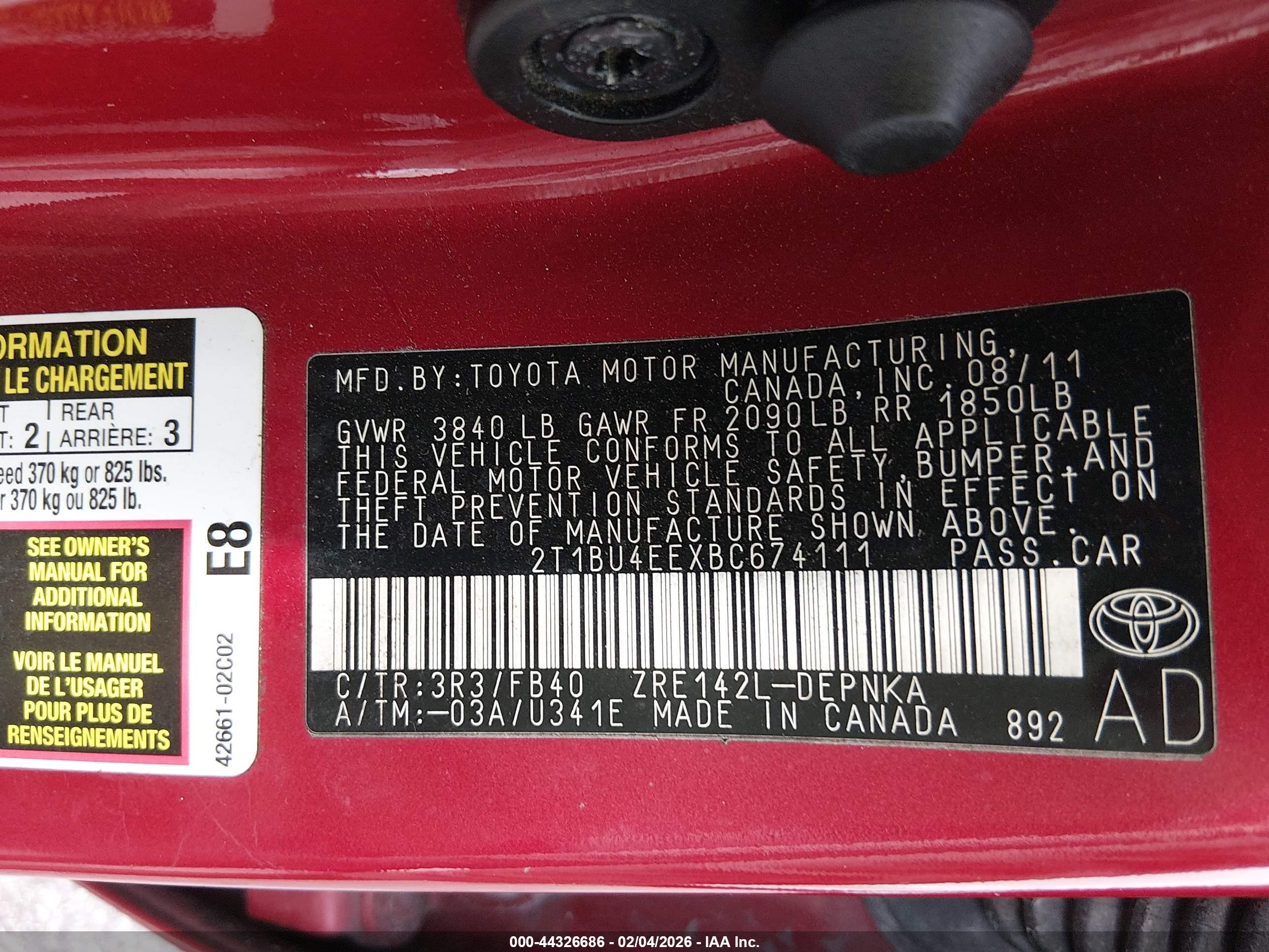 TOYOTA COROLLA image 9