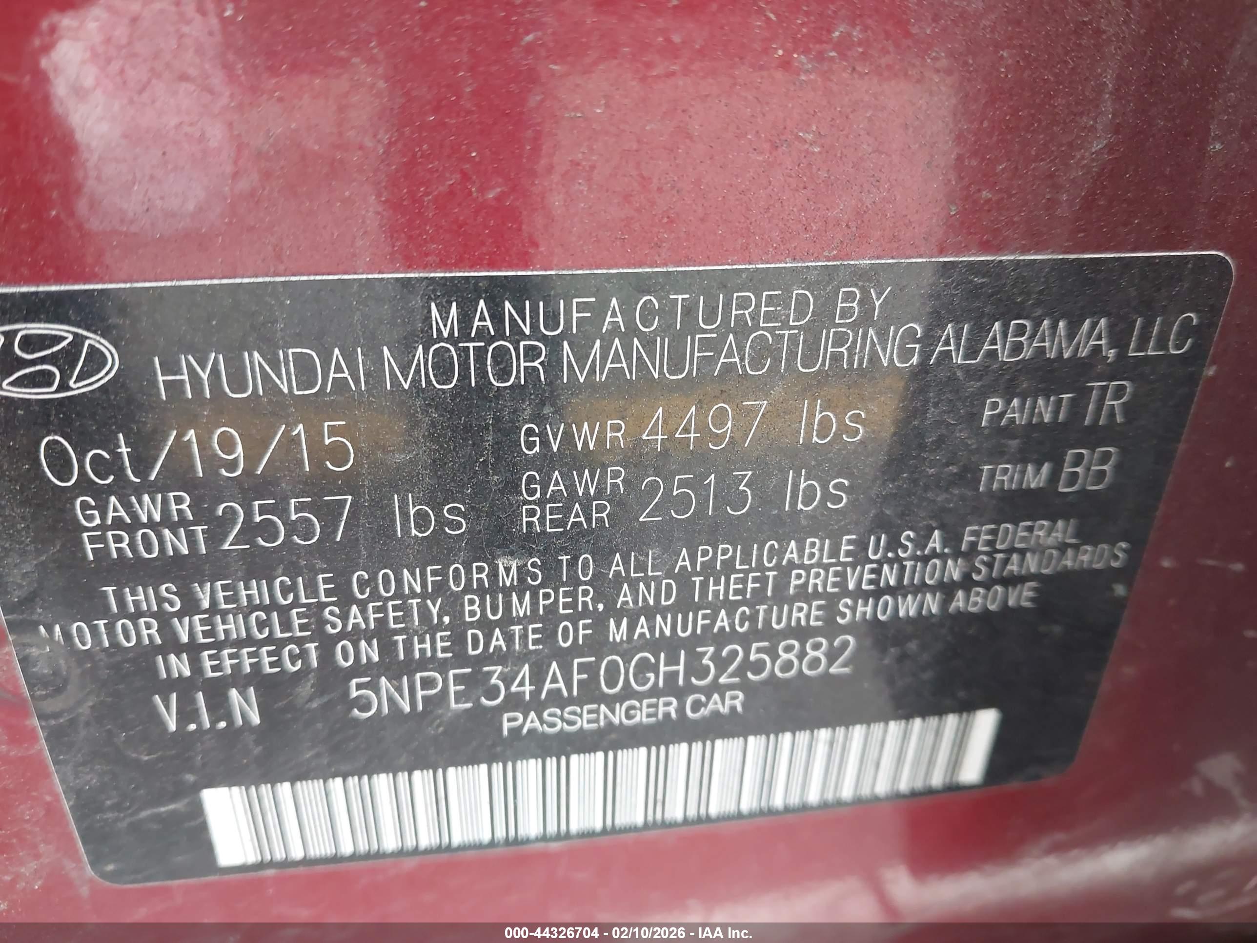 HYUNDAI SONATA image 9
