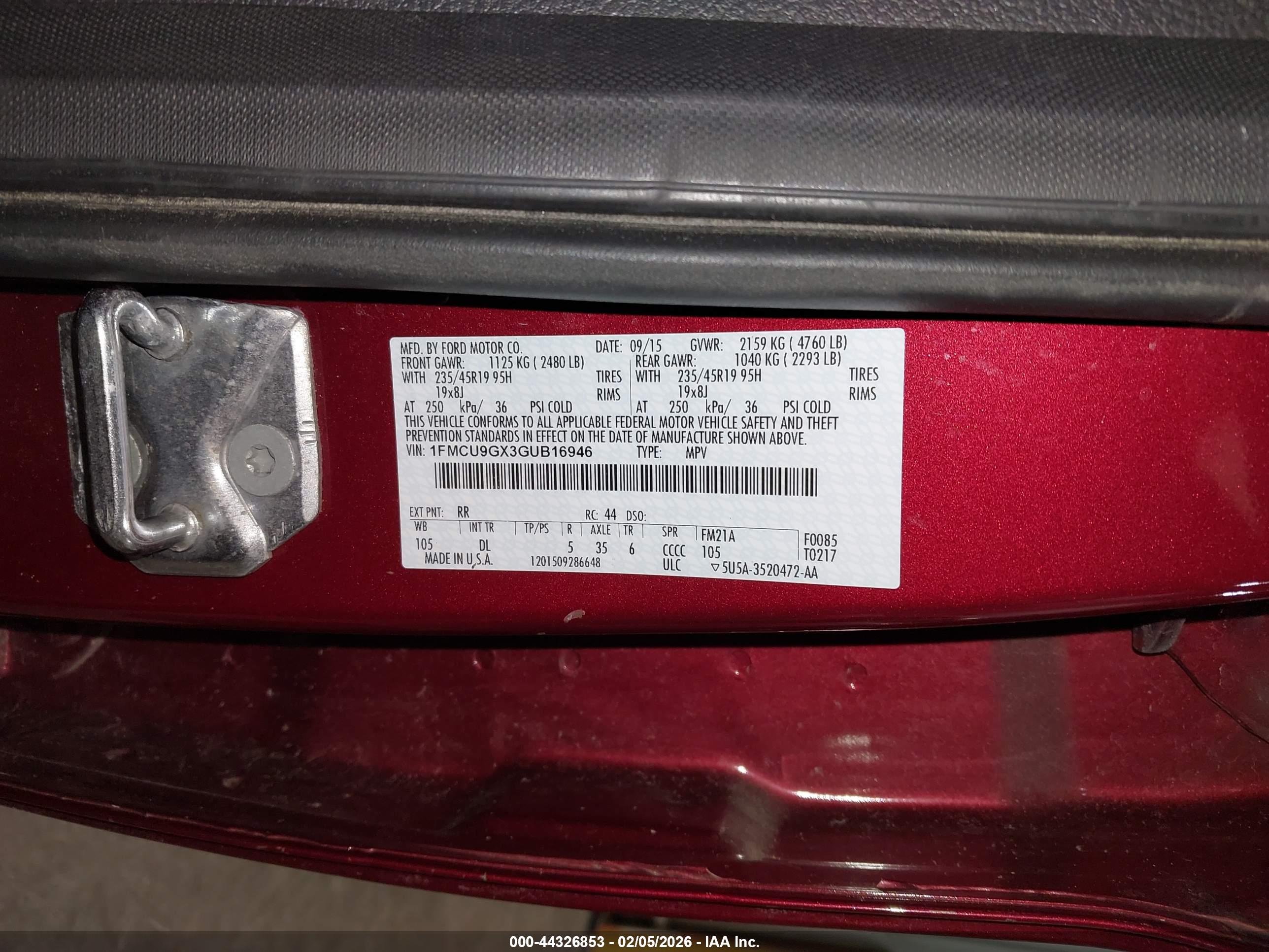 FORD ESCAPE image 9