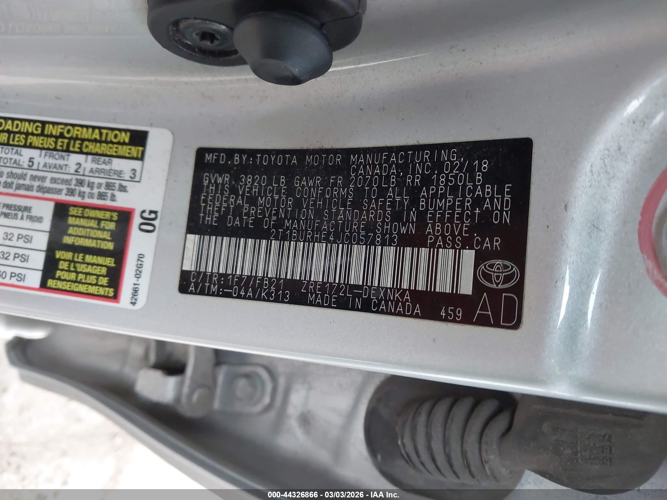 TOYOTA COROLLA image 9