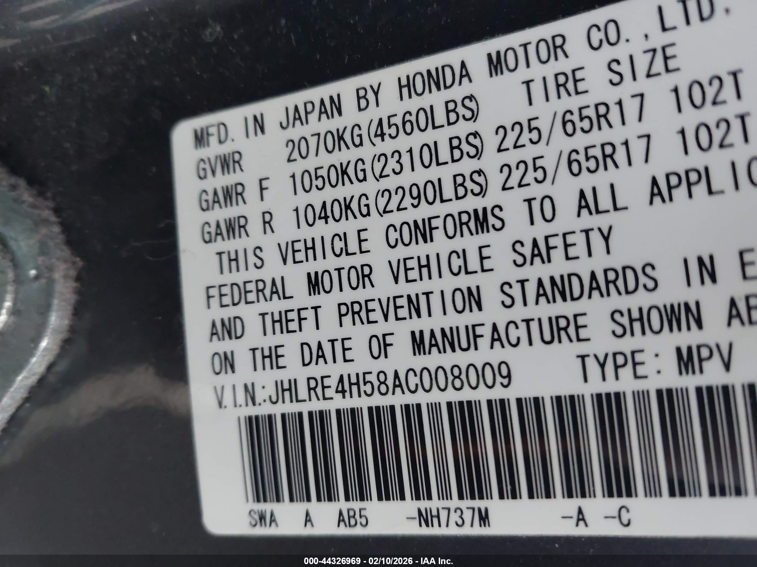 HONDA CR-V image 9