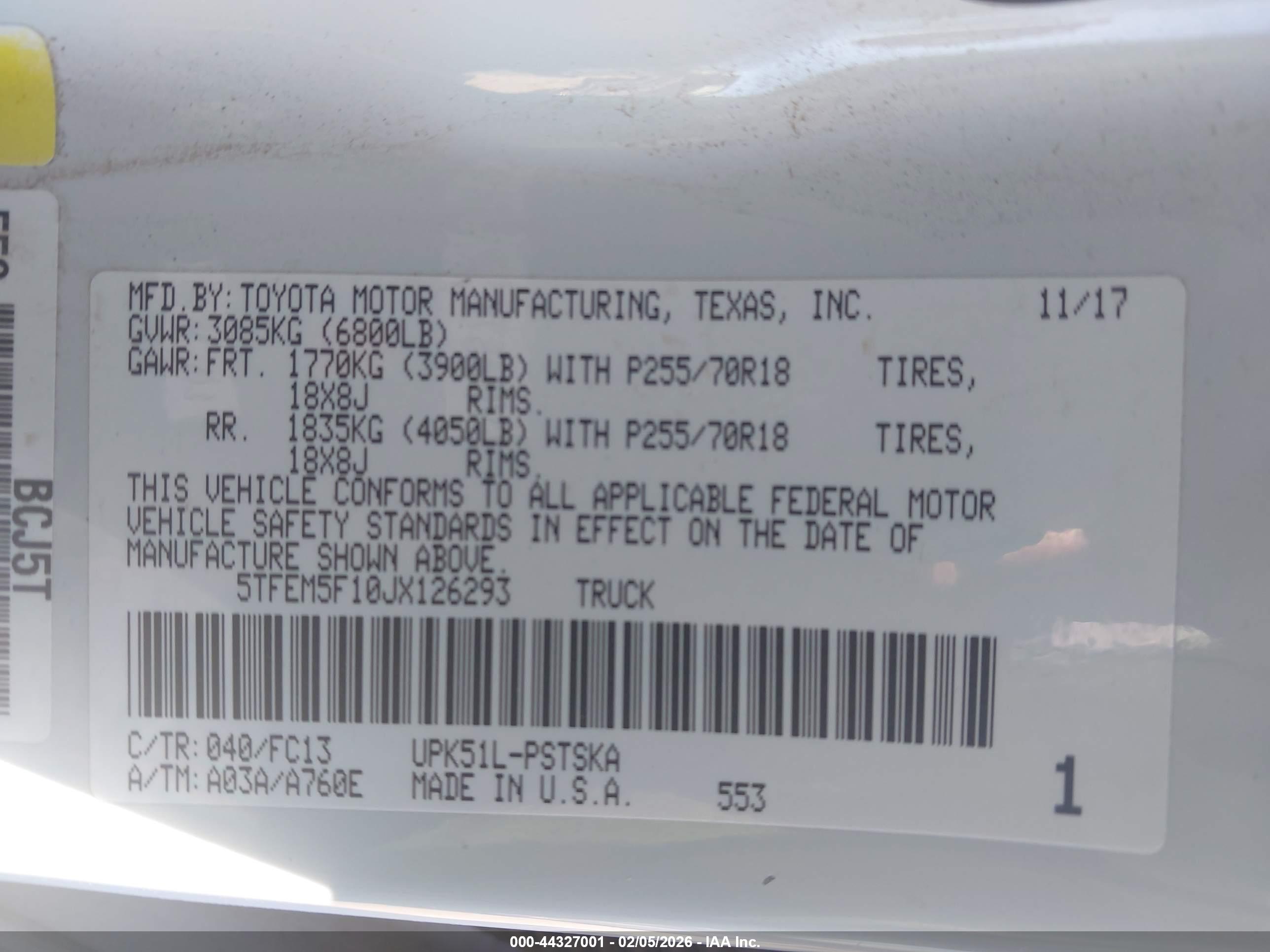 TOYOTA TUNDRA image 9