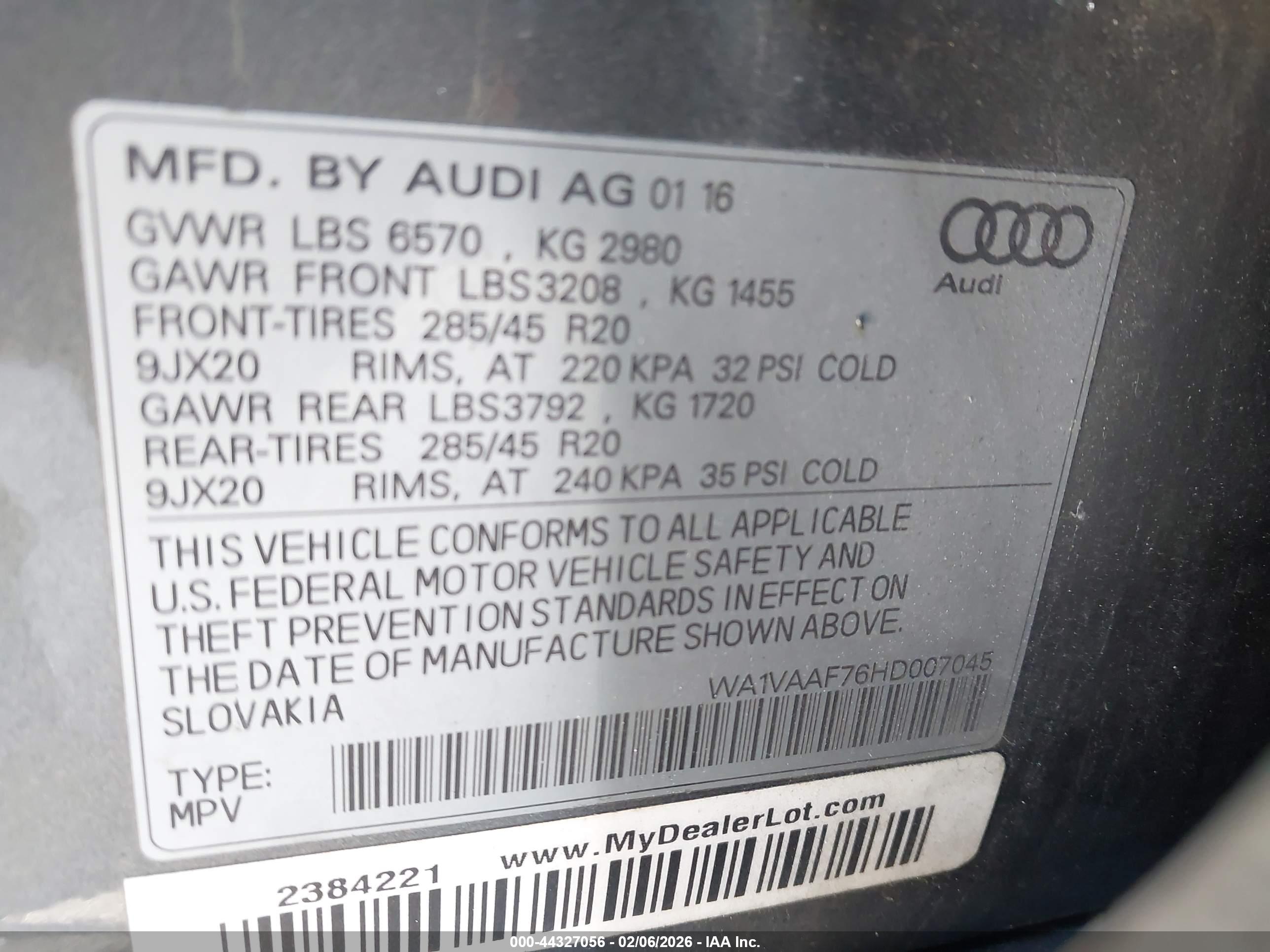 AUDI Q7 image 9