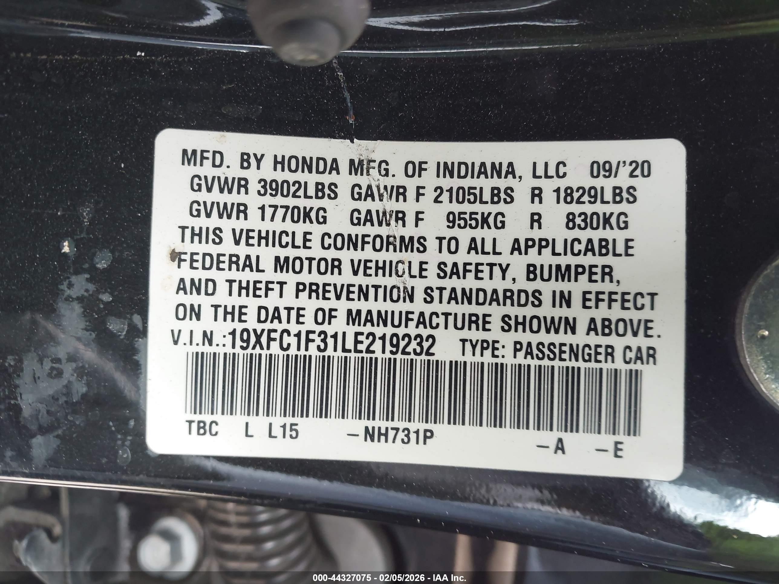 HONDA CIVIC image 9