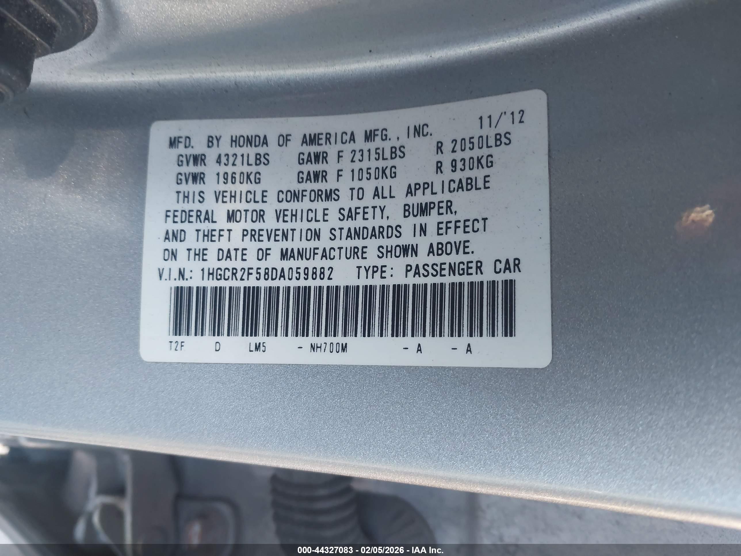 HONDA ACCORD image 9