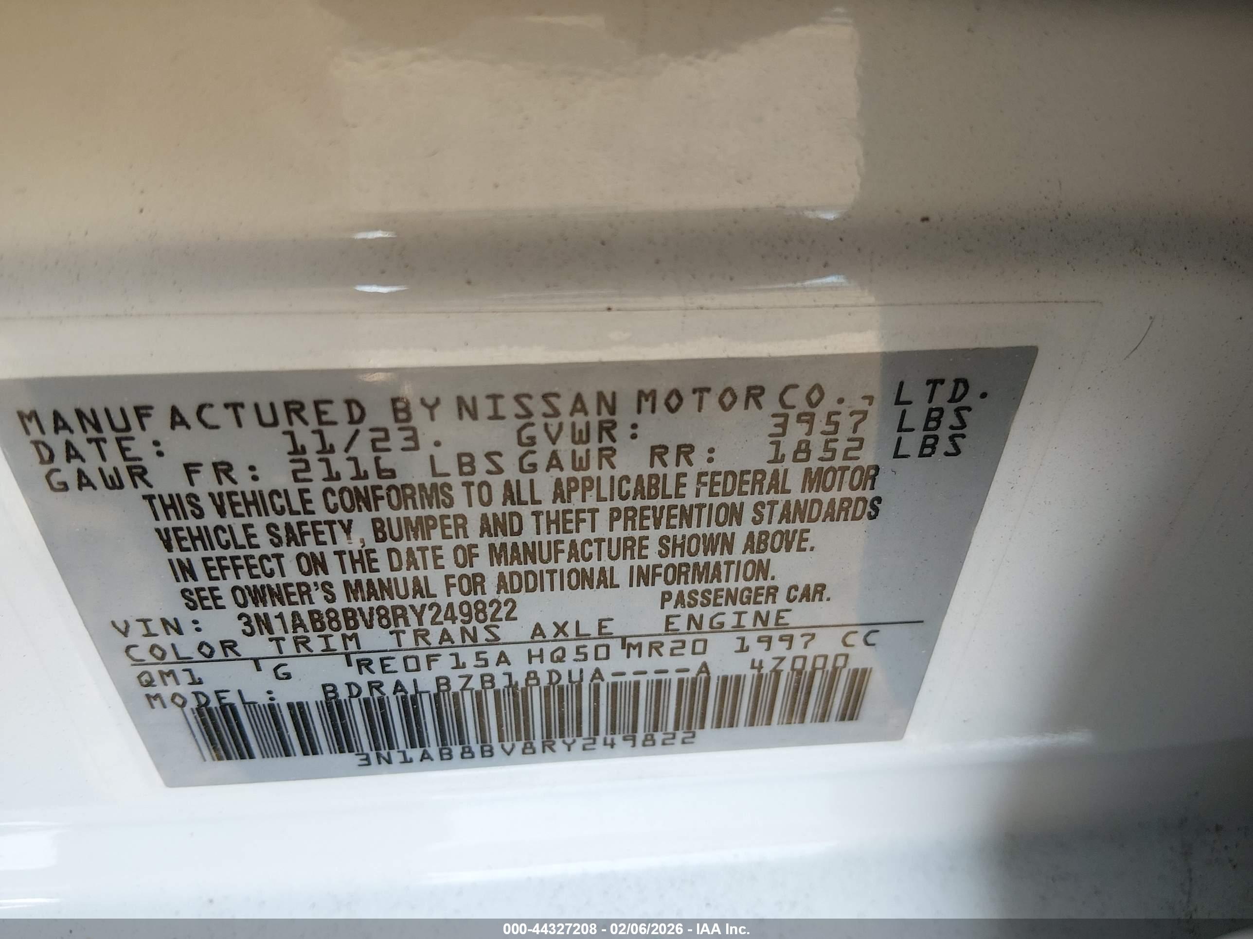 NISSAN SENTRA image 9