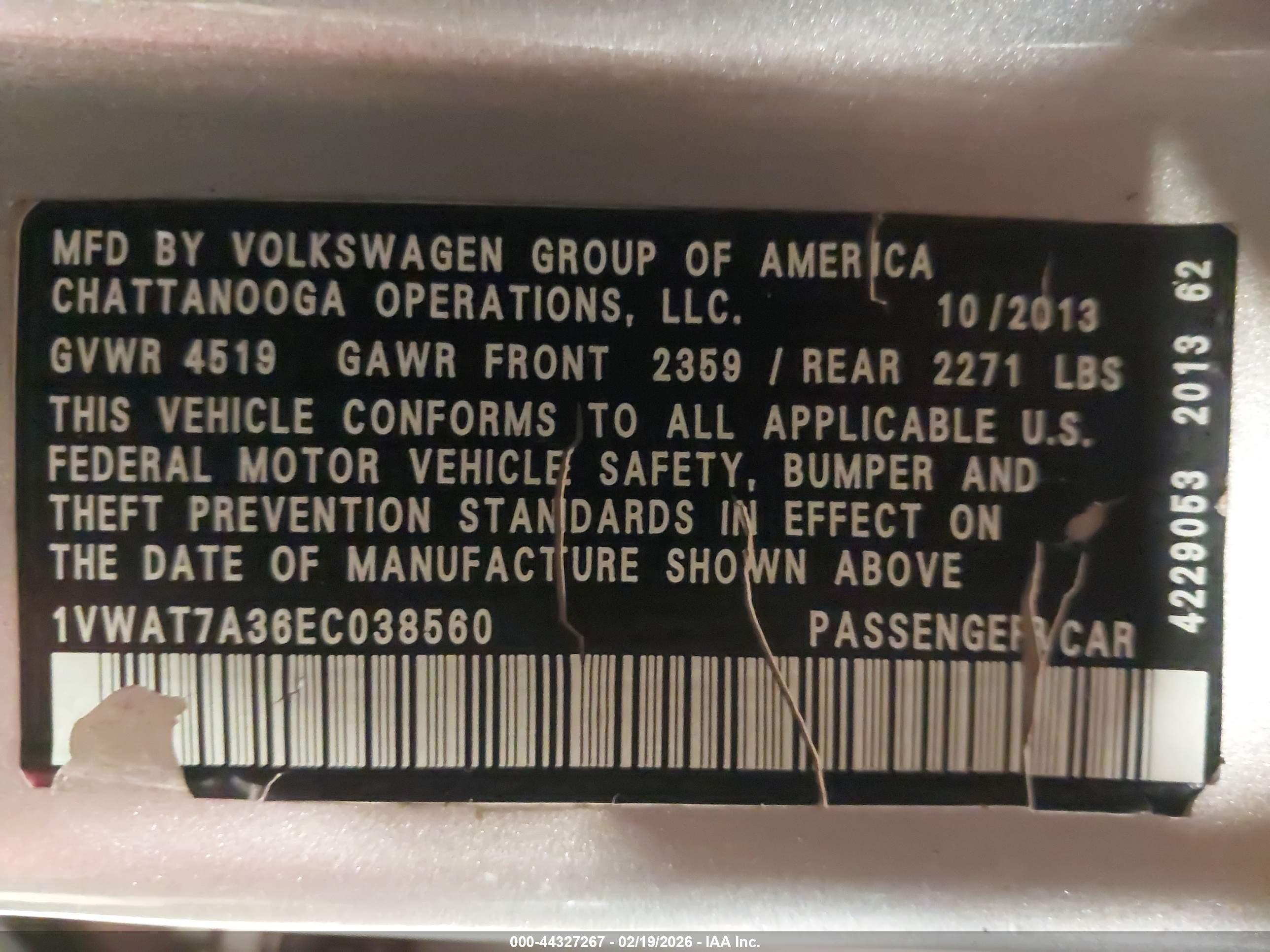 VOLKSWAGEN PASSAT image 9