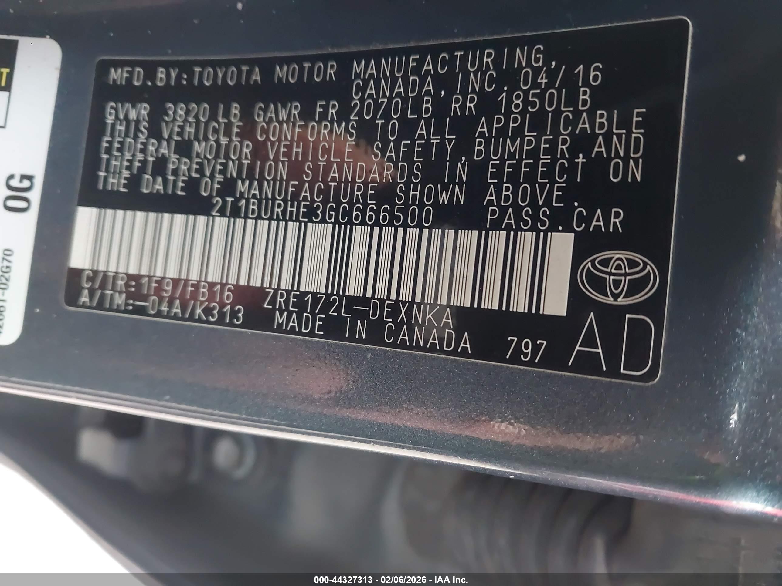 TOYOTA COROLLA image 9