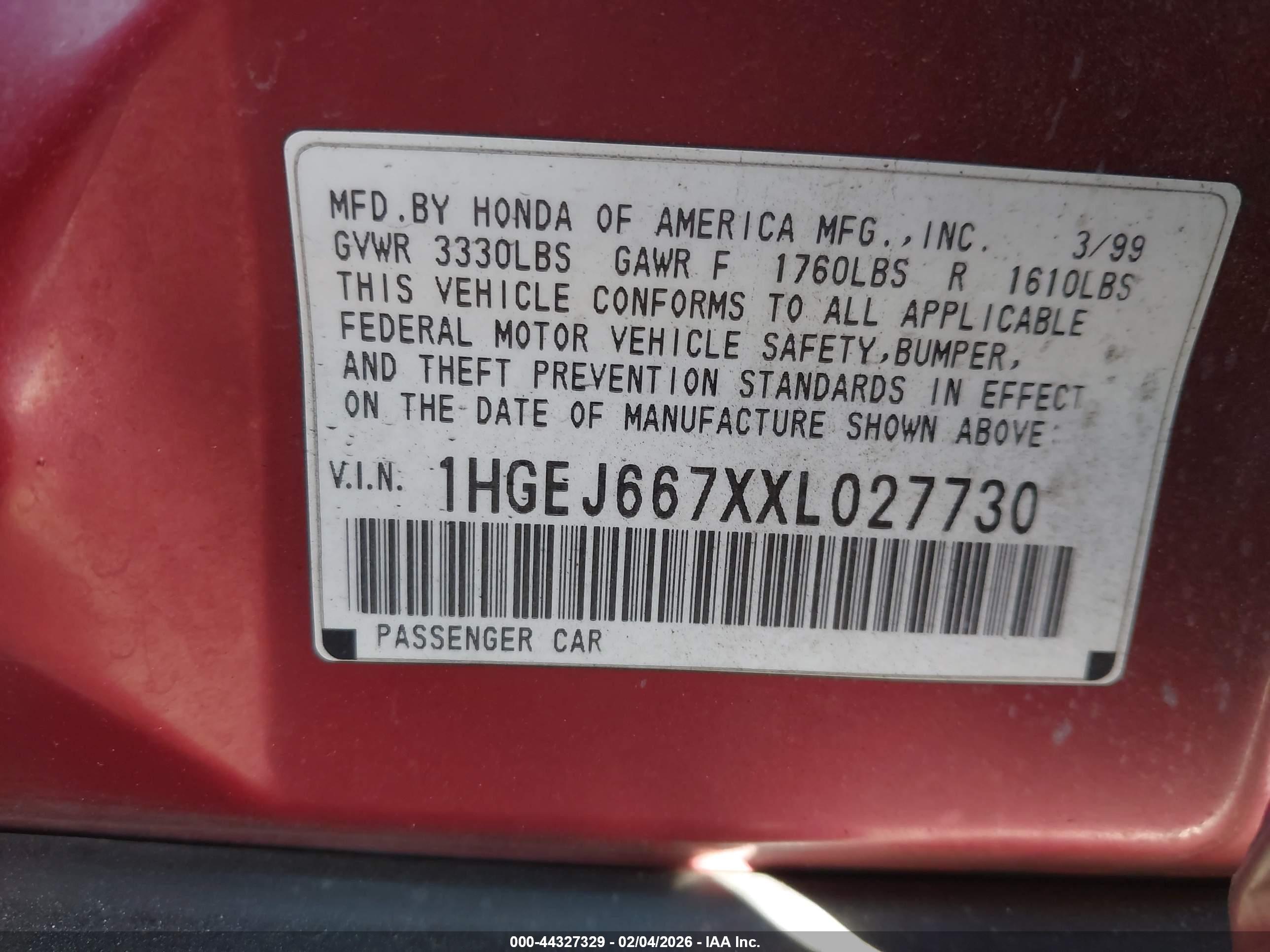 HONDA CIVIC image 9