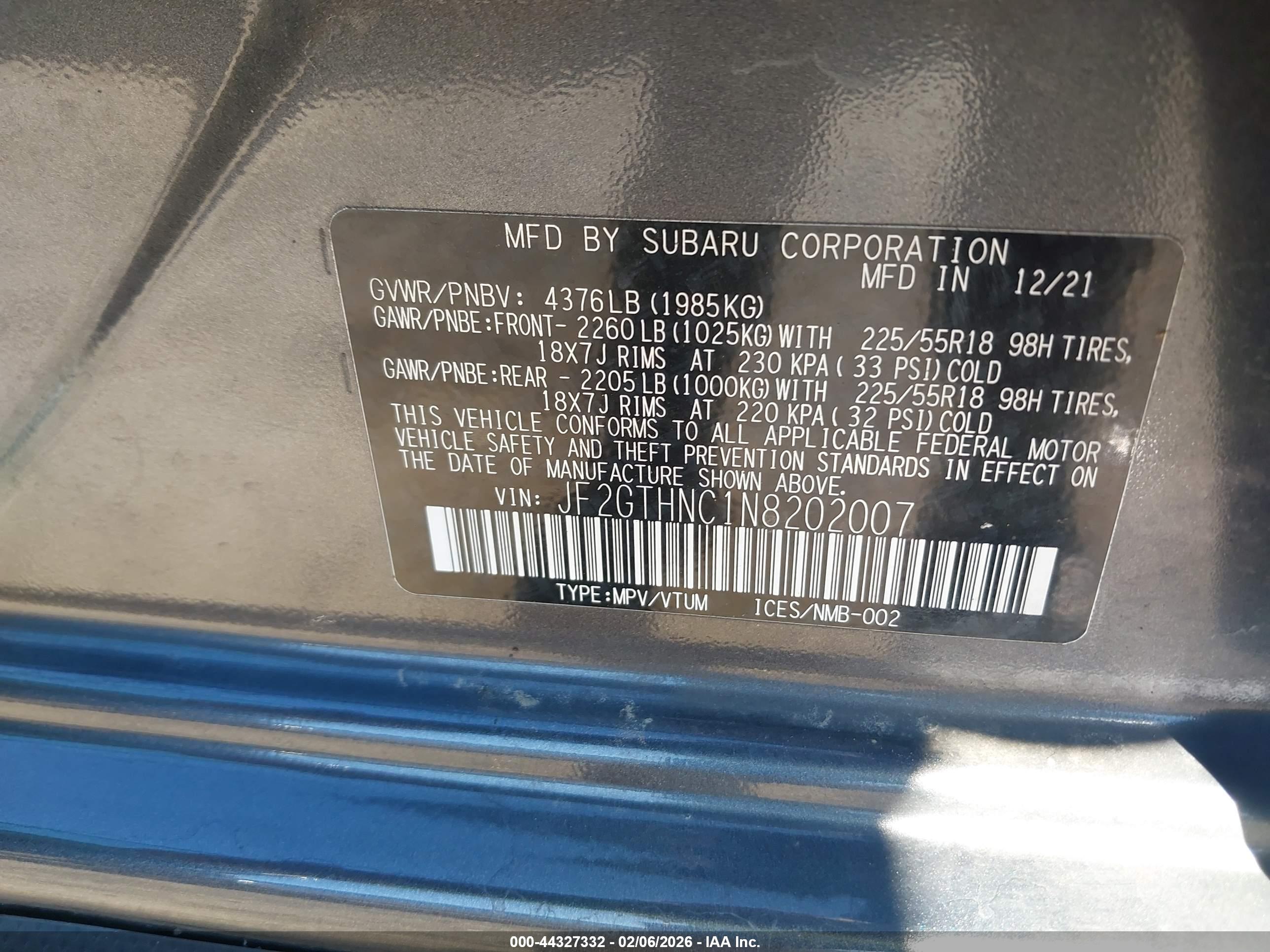 SUBARU CROSSTREK image 9