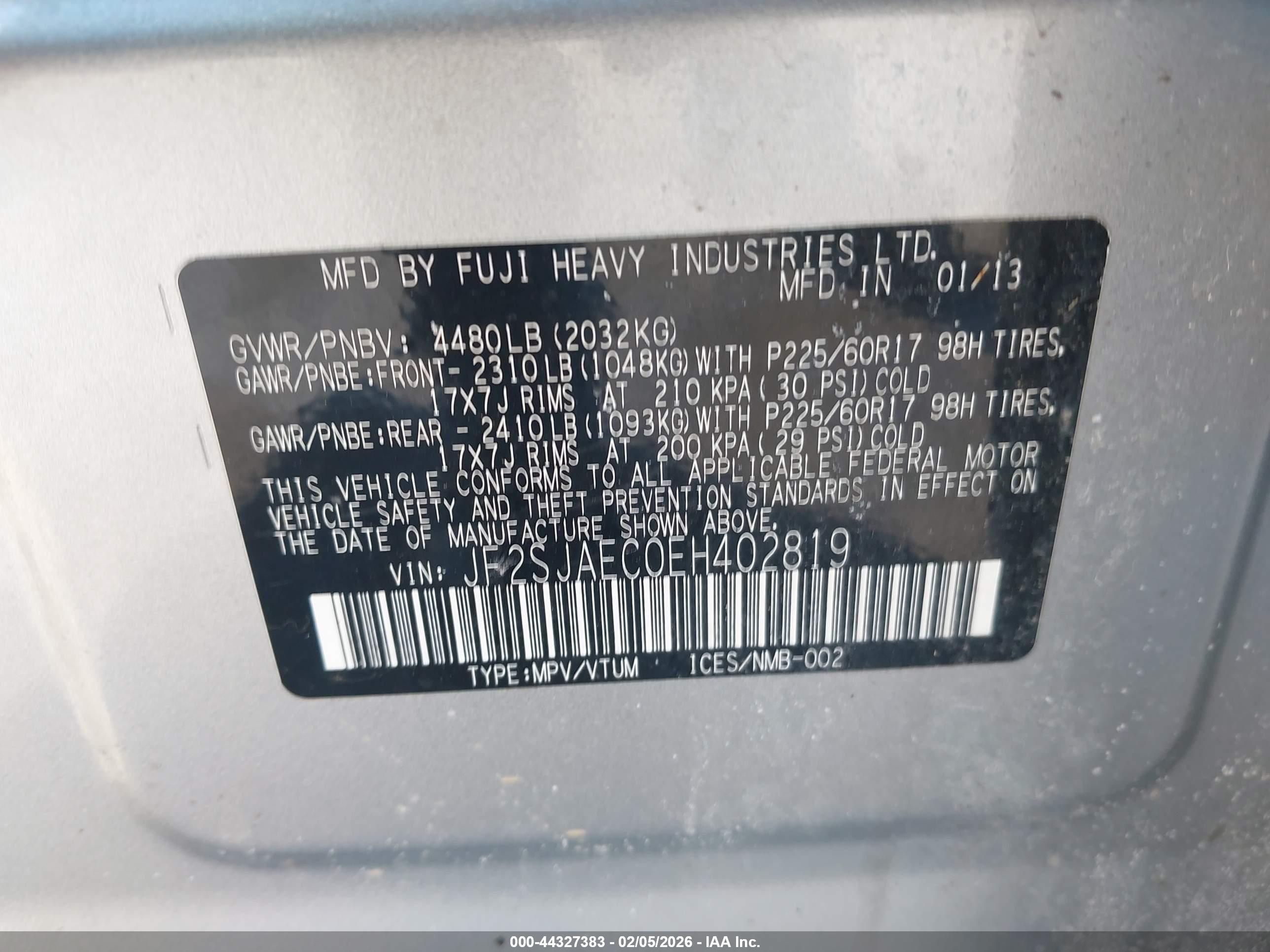 SUBARU FORESTER image 9
