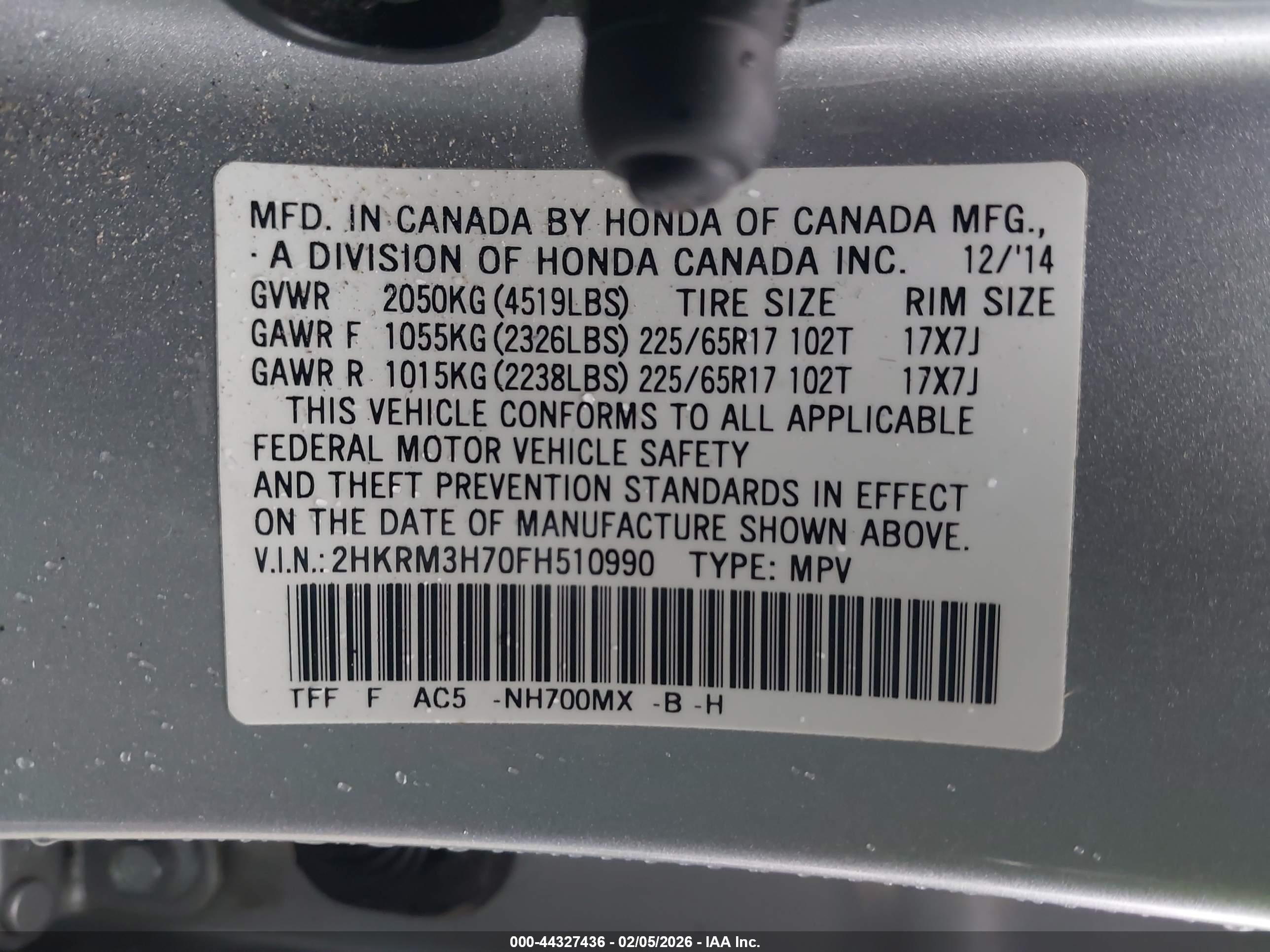 HONDA CR-V image 9