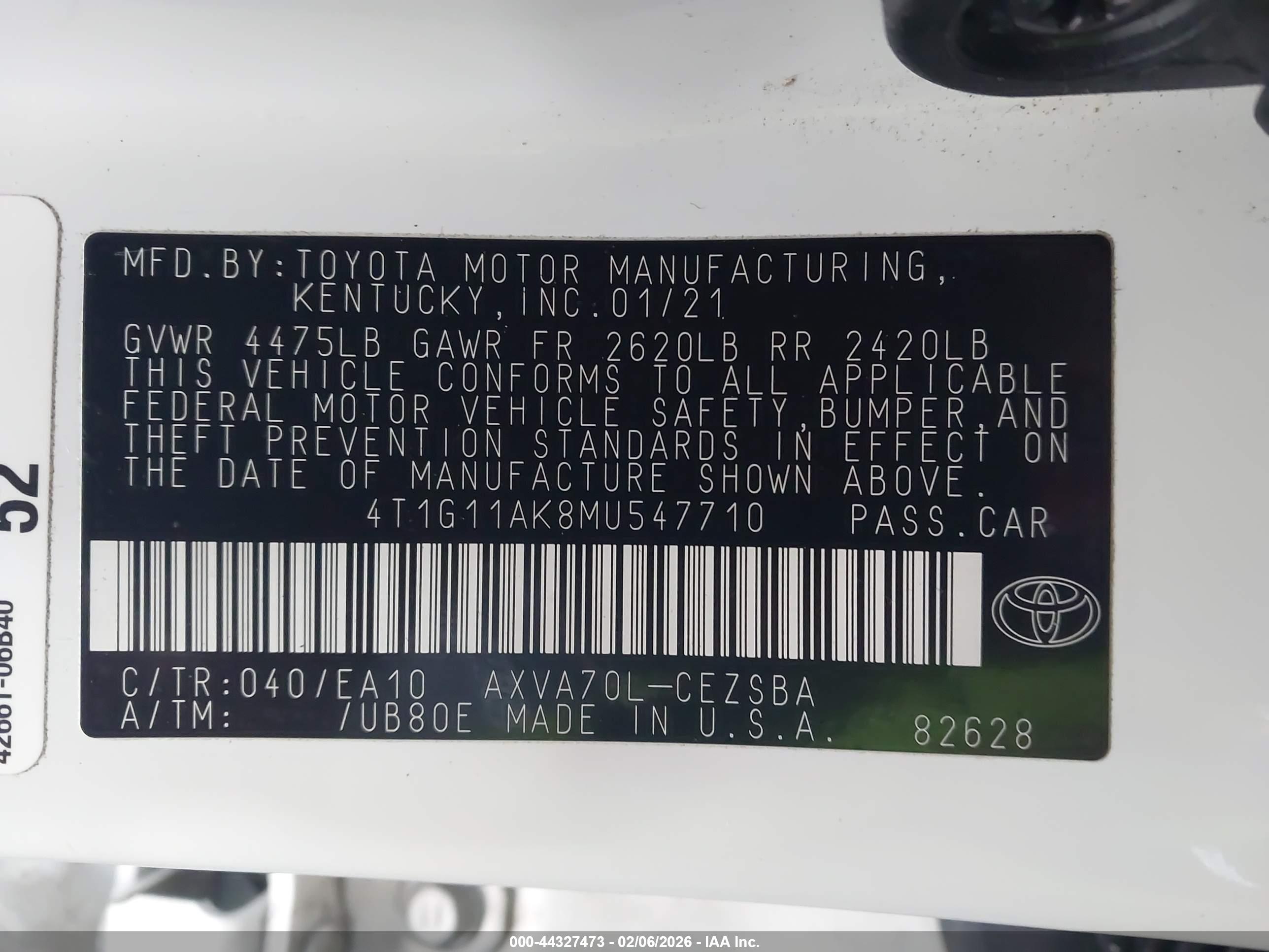 TOYOTA CAMRY image 9