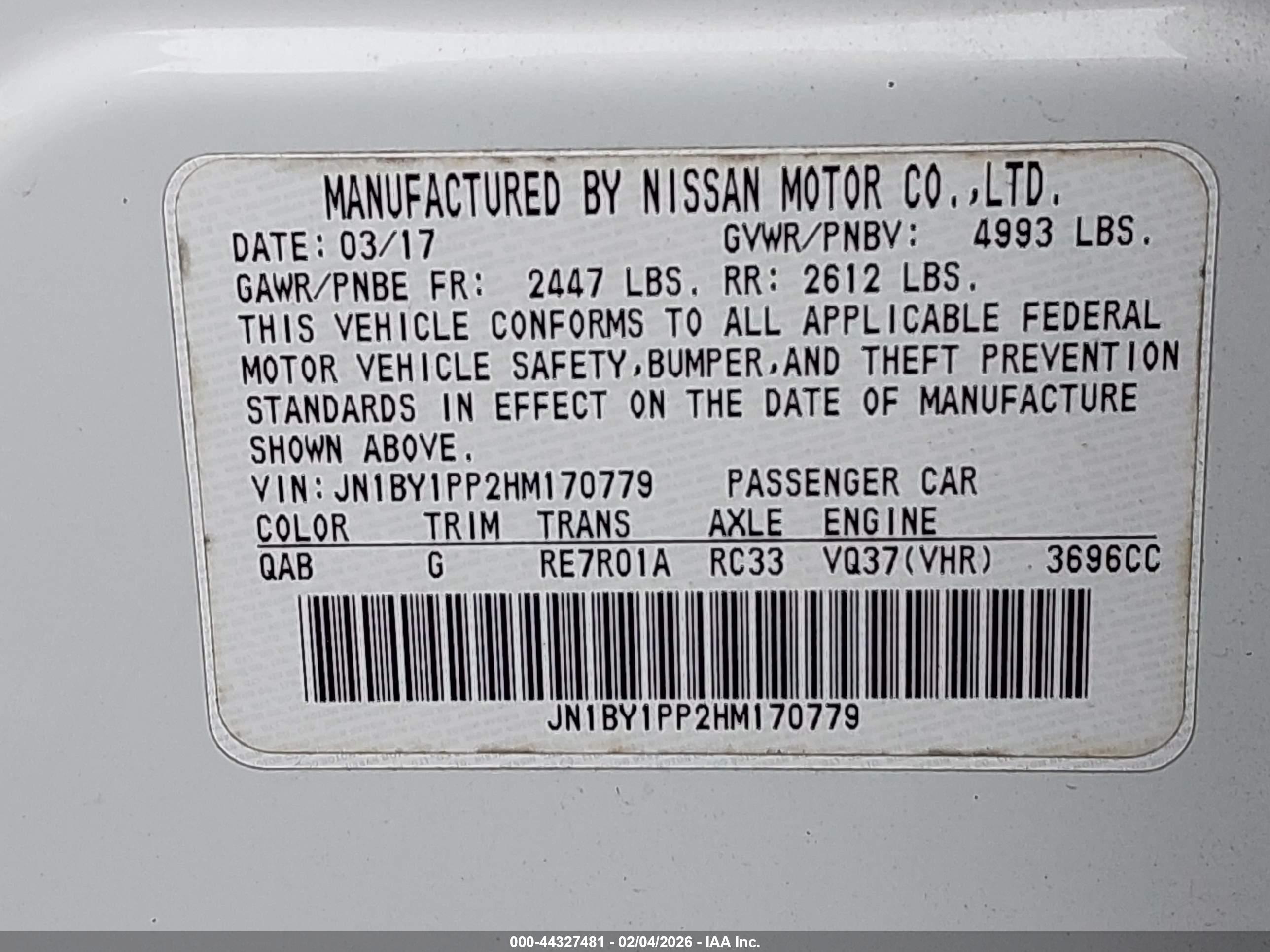 INFINITI Q70L image 9