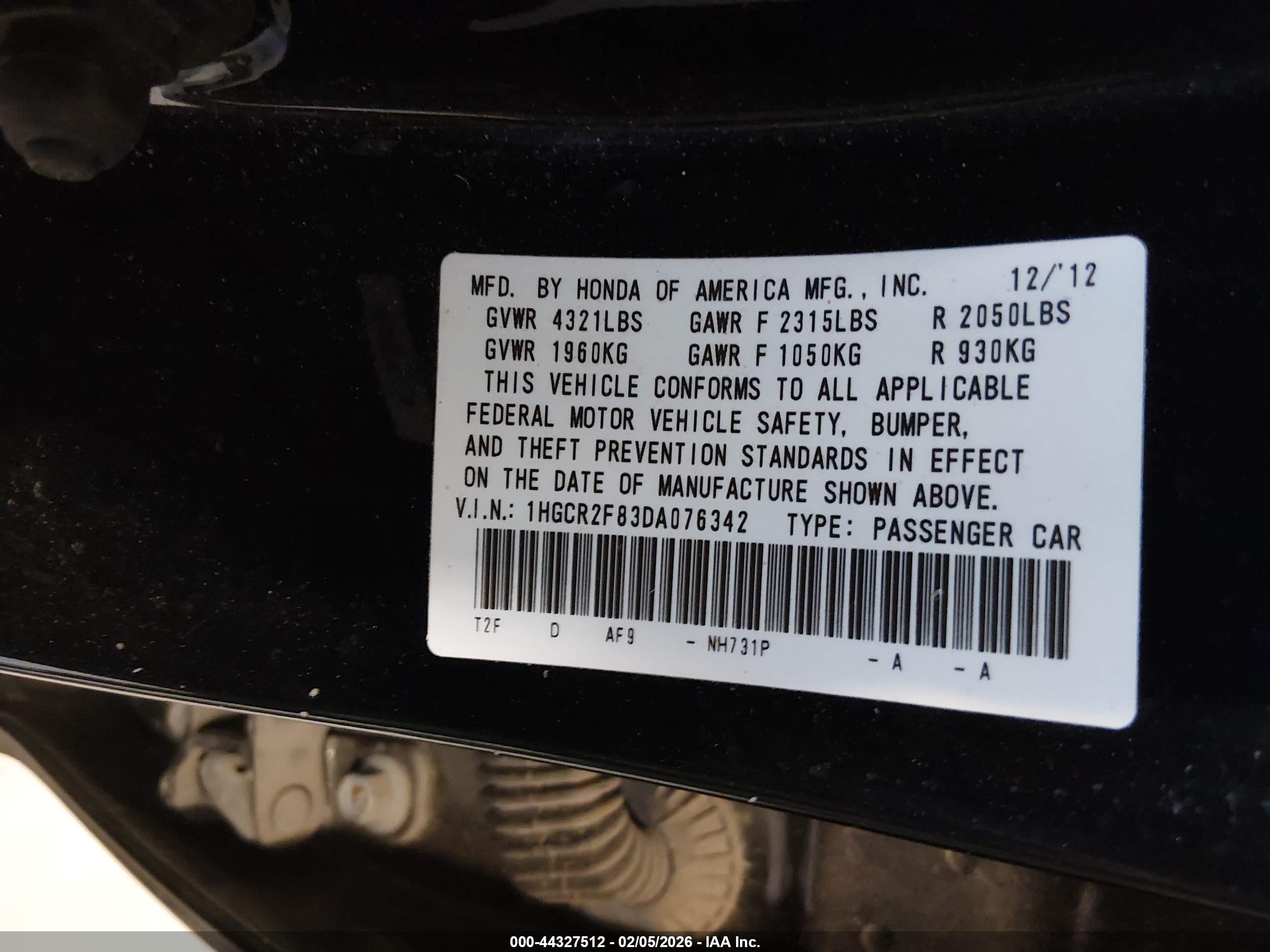 HONDA ACCORD image 9
